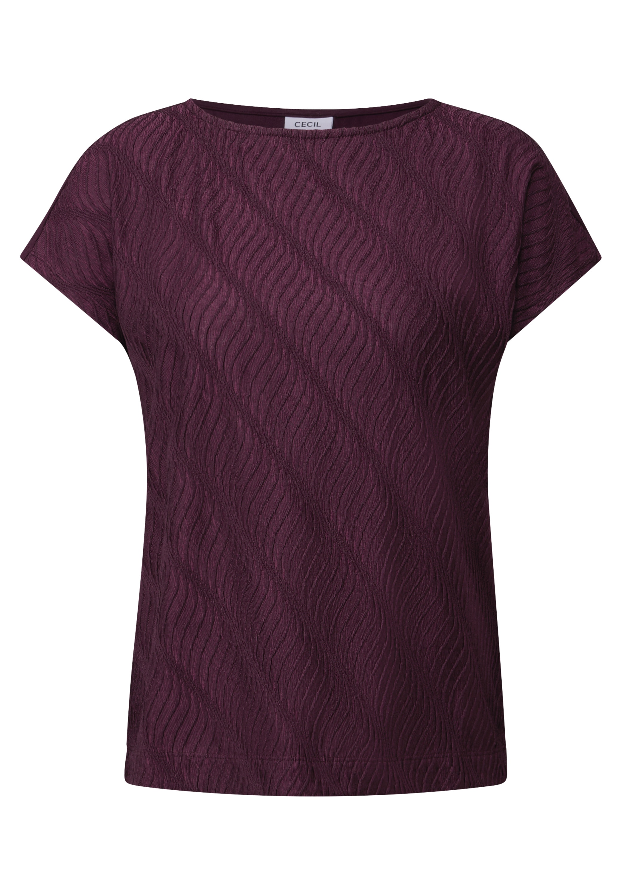 Cecil T-Shirt, mit U-Boot-Ausschnitt