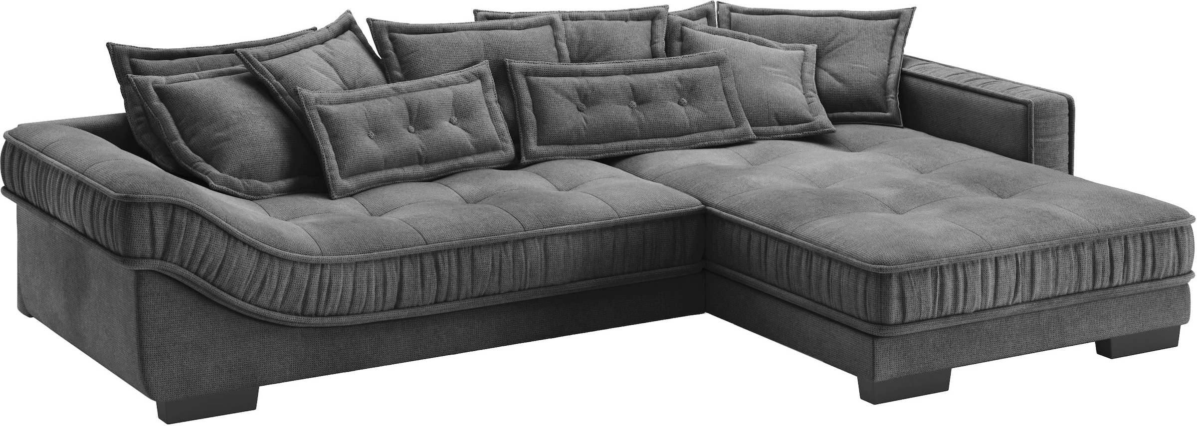 Mr. Couch Ecksofa »Diwan II DuraFlex L-Form«, DuraFlex-Kaltschaumpolsterung, bis 140 kg, 4 Bezugsqualitäten