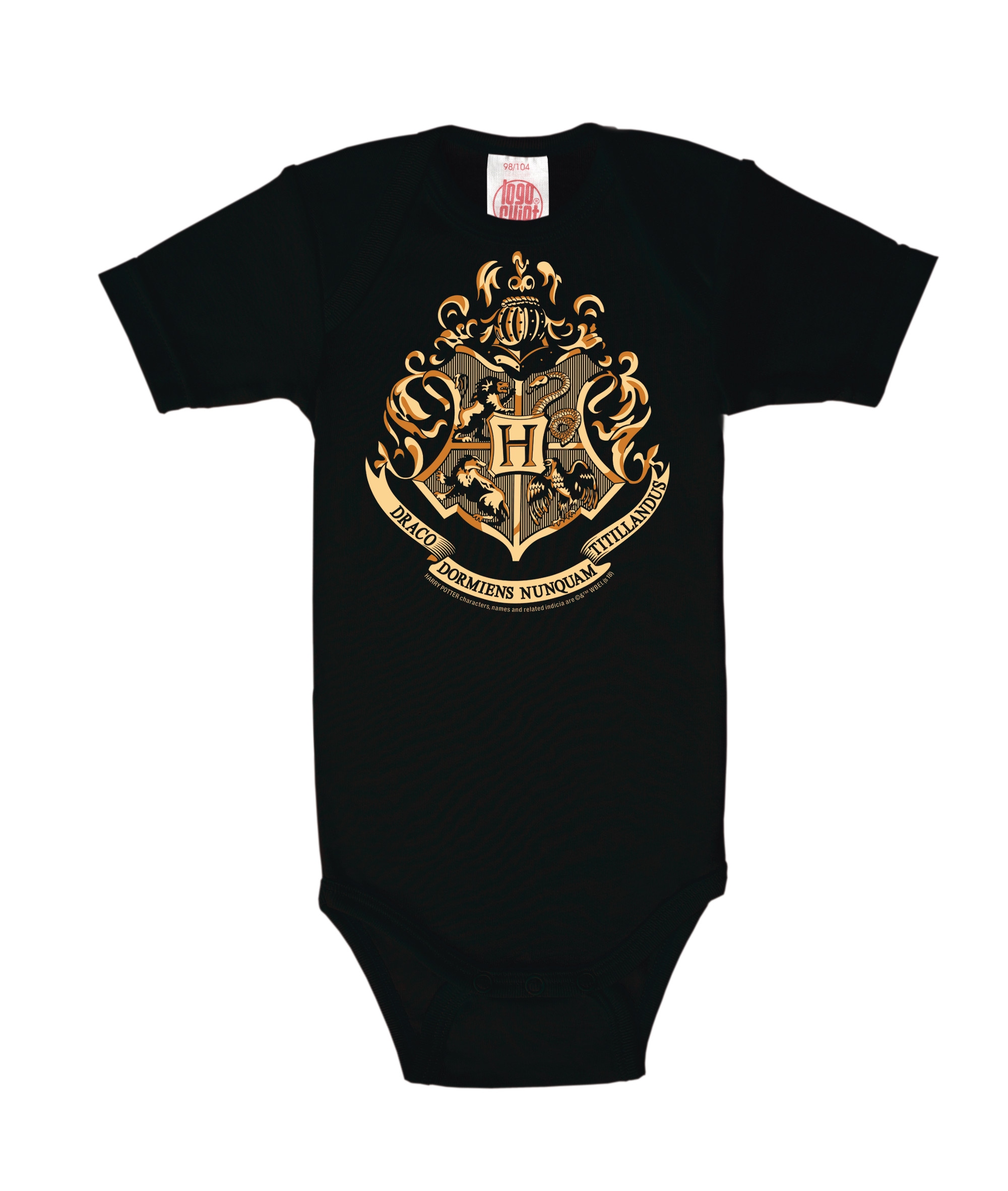 LOGOSHIRT Body, mit trendigem Hogwarts-Logo