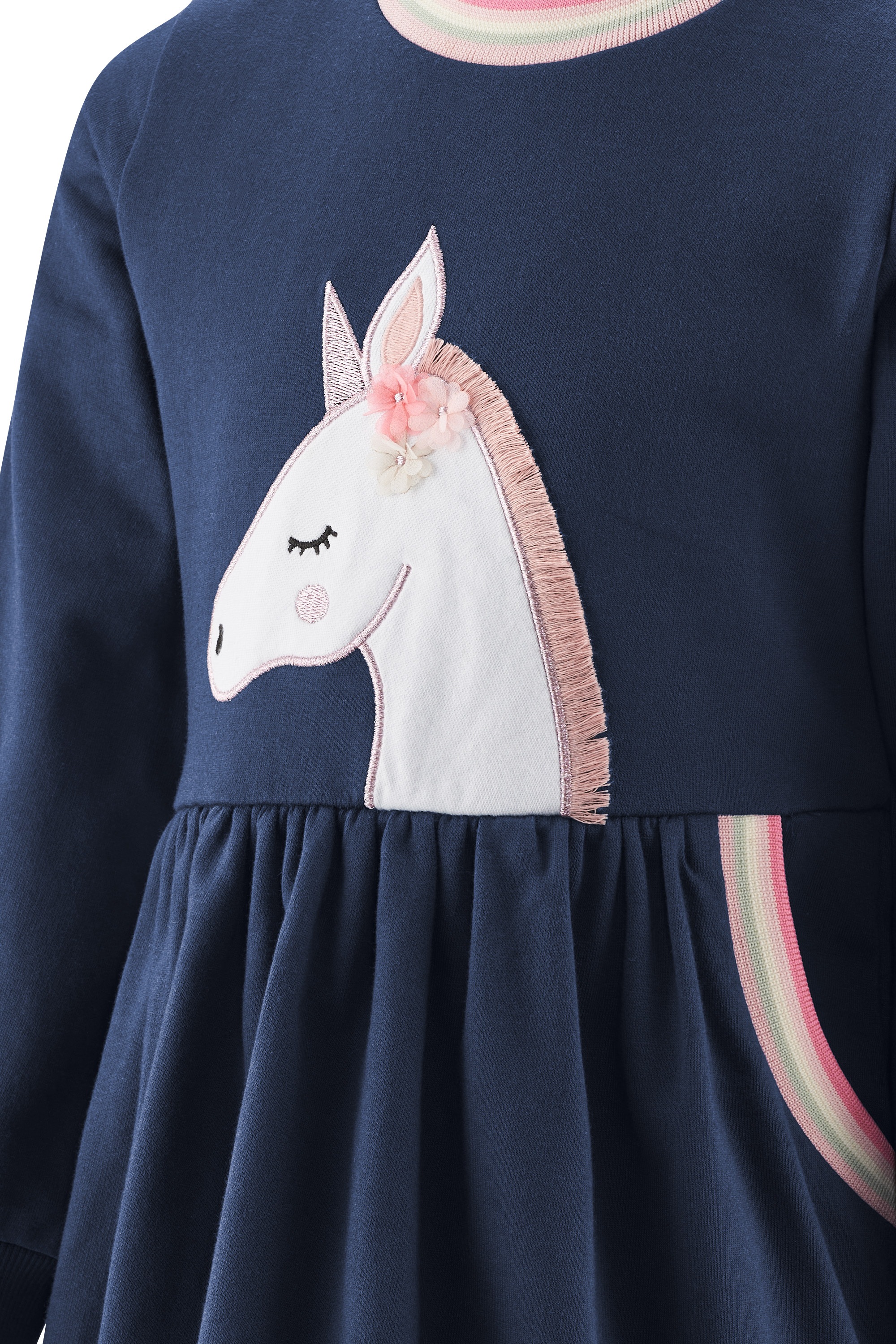 happy girls Sweatkleid Eingrifftaschen