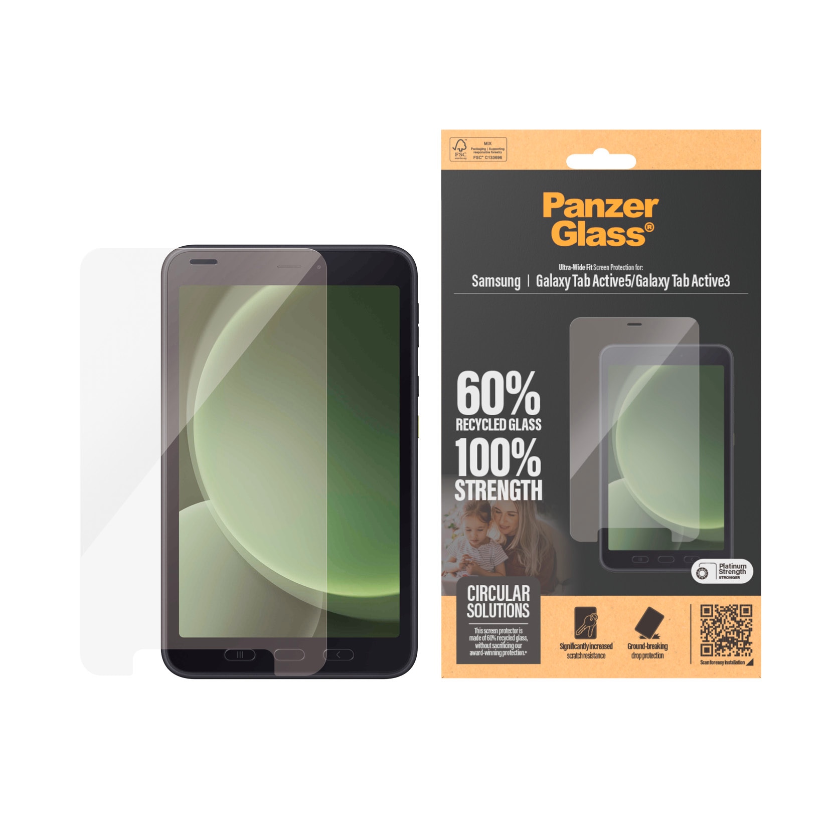 Displayschutzglas »Ultra-Wide Fit Screen Protector«, für Samsung Galaxy Tab Active5...