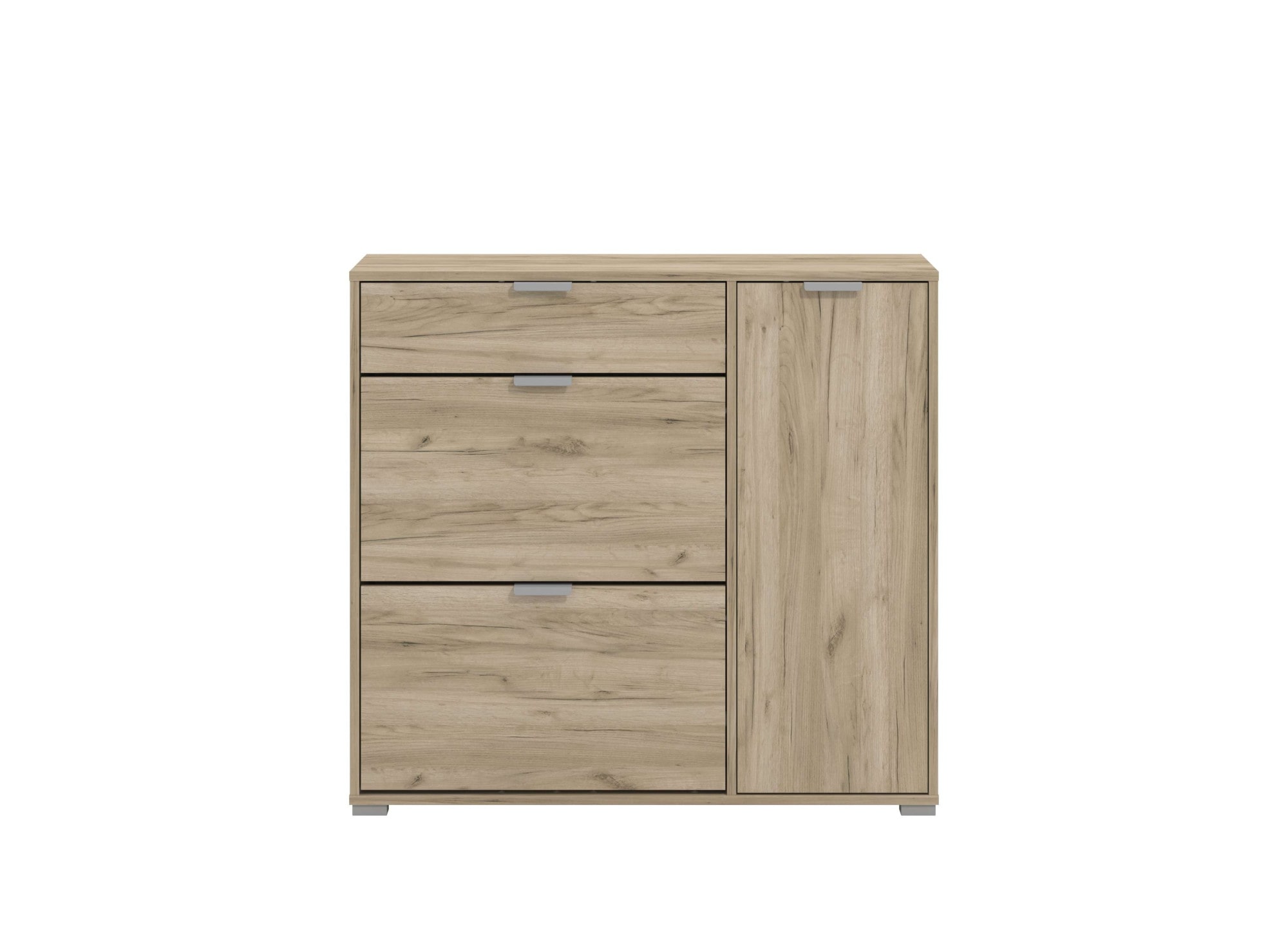 INOSIGN Schuhschrank »Arco 2, Schuhkommode, Schuhregal, Breite 102 cm«, 2 Klappen mit Doppelschuhtrommeln, mit Schublade, in modernen Farben