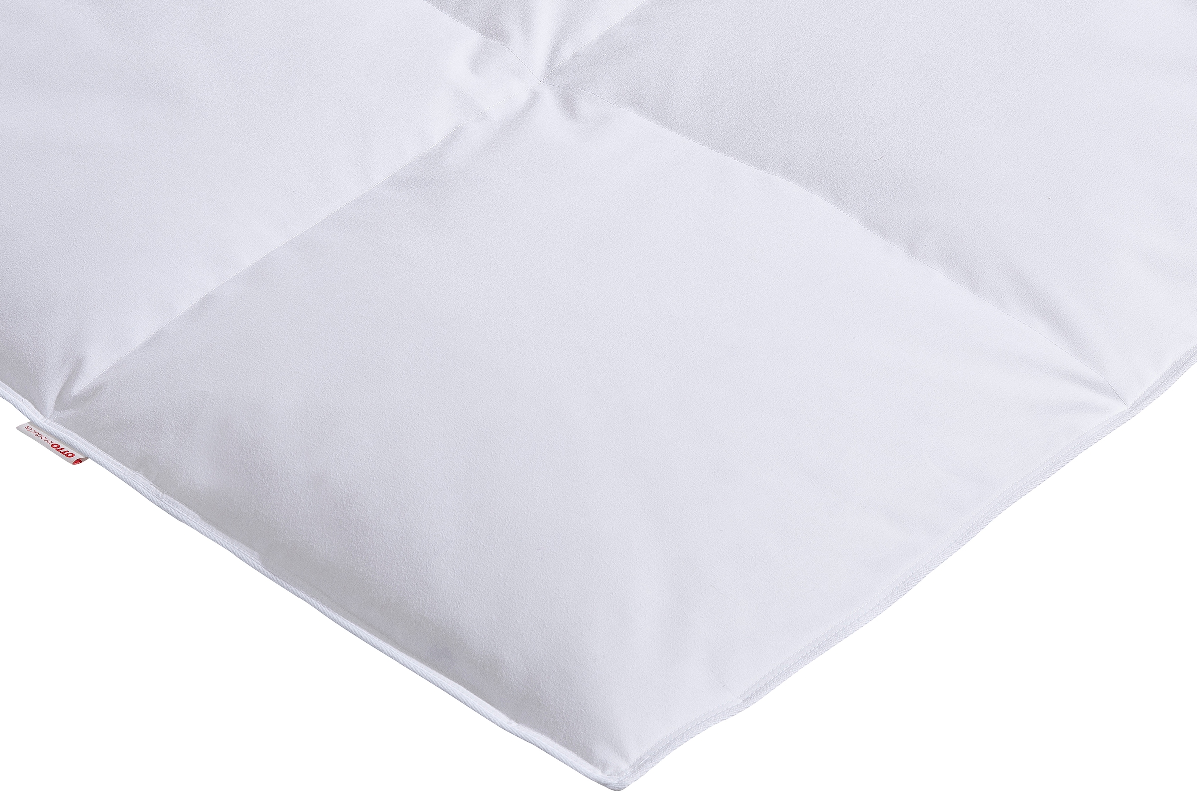 OTTO products Daunenbettdecke »Jannika«, extrawarm, Füllung 80% Daunen & 20% Federn, Bezug 100% Baumwolle, (1 St.), plastikfreie Verpackung
