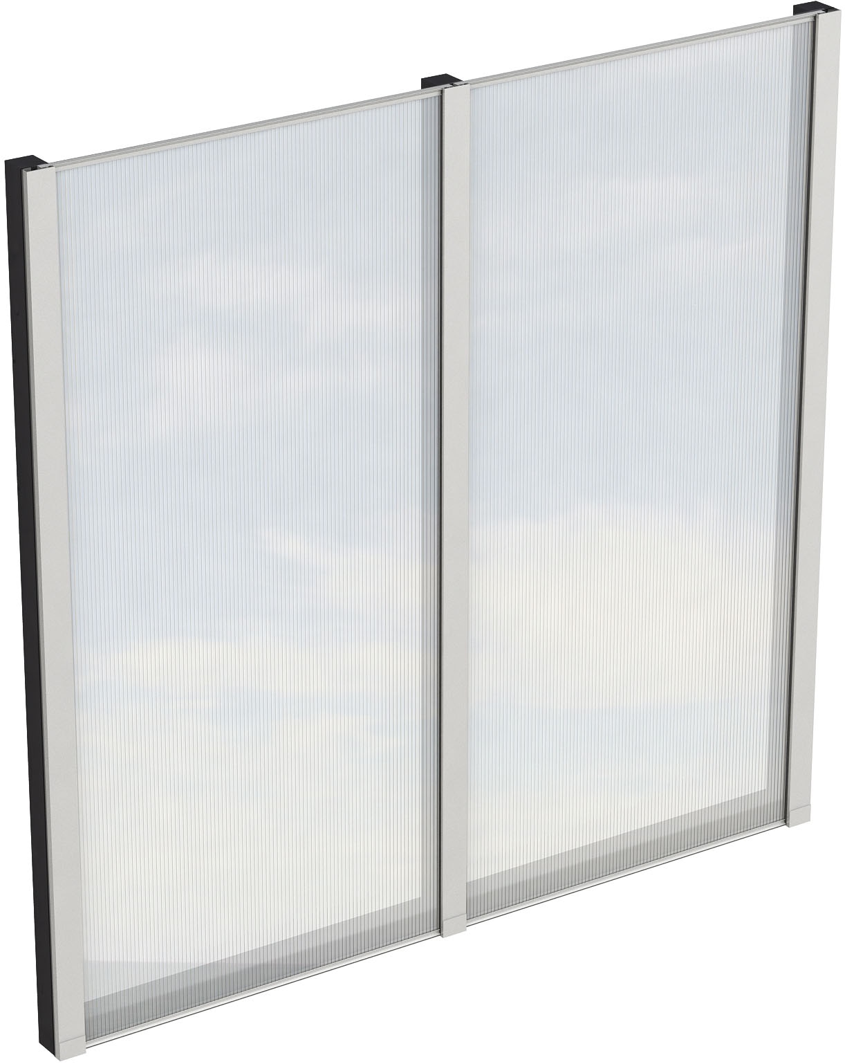 Skanholz m. Polycarbonat, freistehend