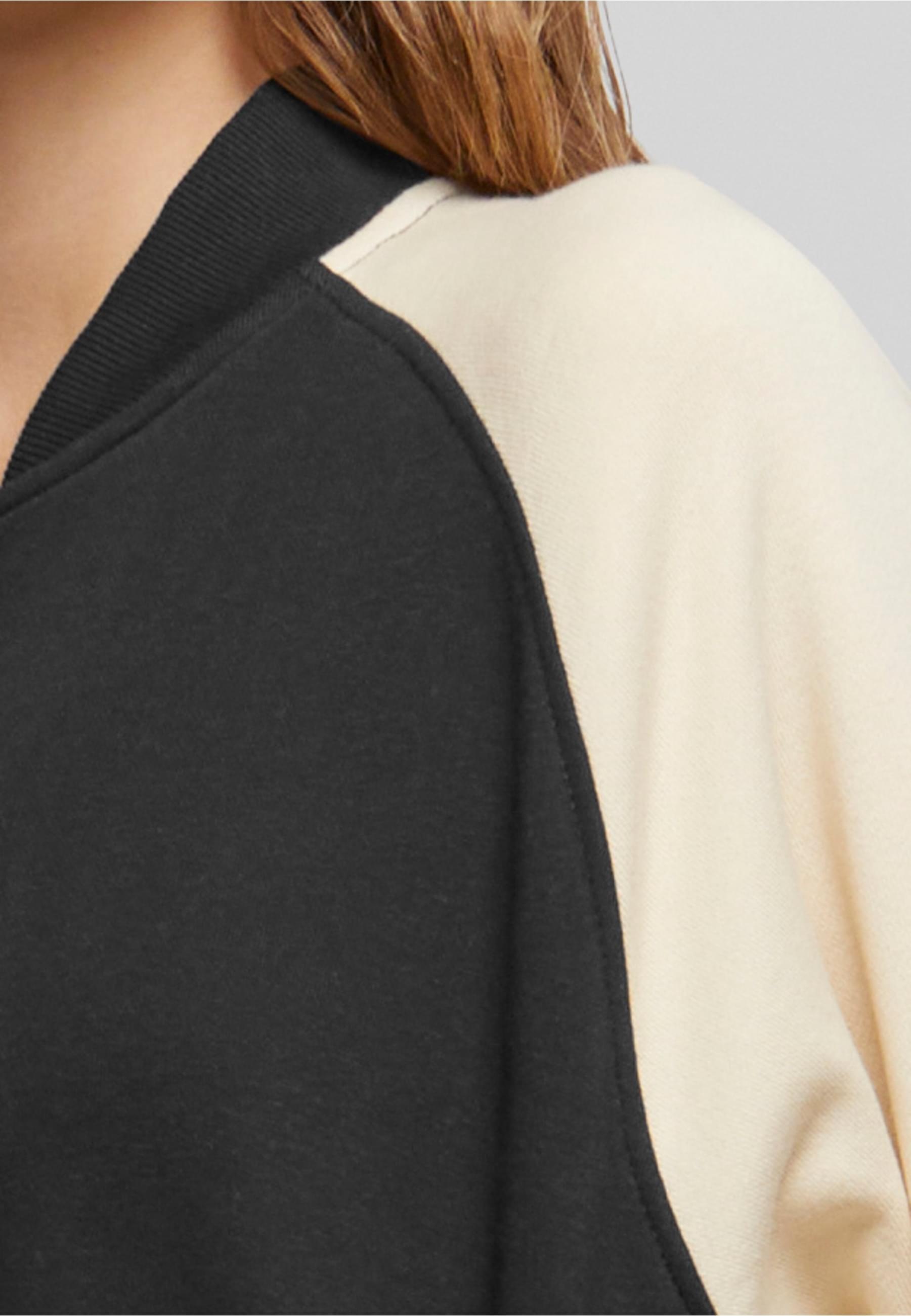 URBAN CLASSICS Collegejacke »Urban Classics Ladies Light Terry Raglan College Jacket« 1 Stk. tlg. ohne Kapuze