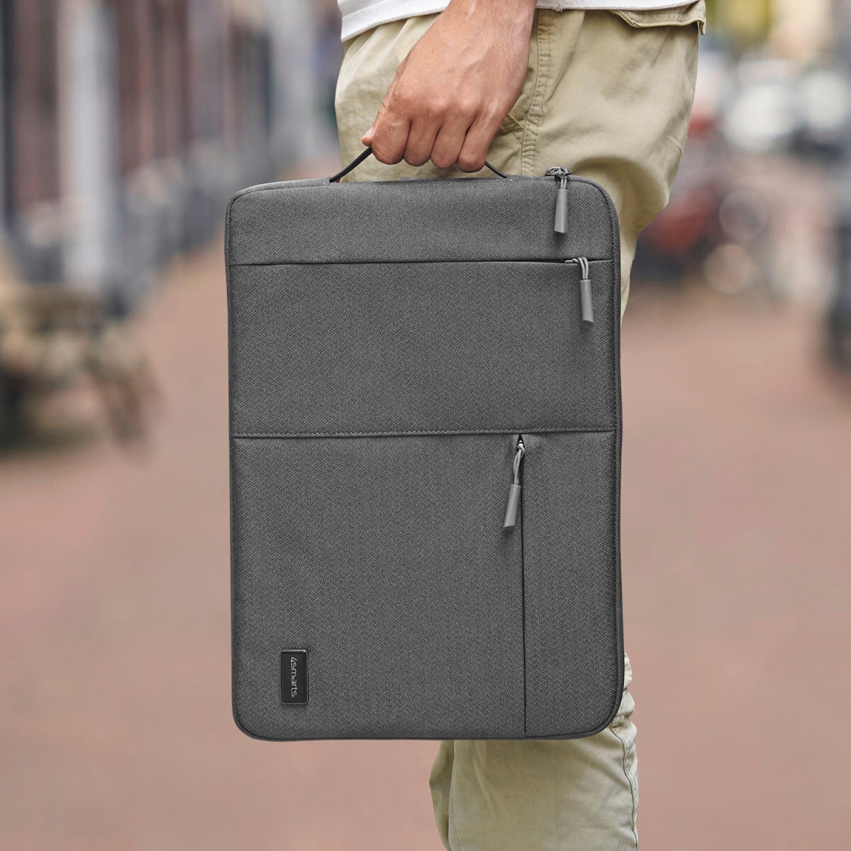 4smarts Laptoptasche »Laptop AirCushion Slim Sleeve 14«, Drop-proof Schutz, patentierte EVA-Pufferschaum