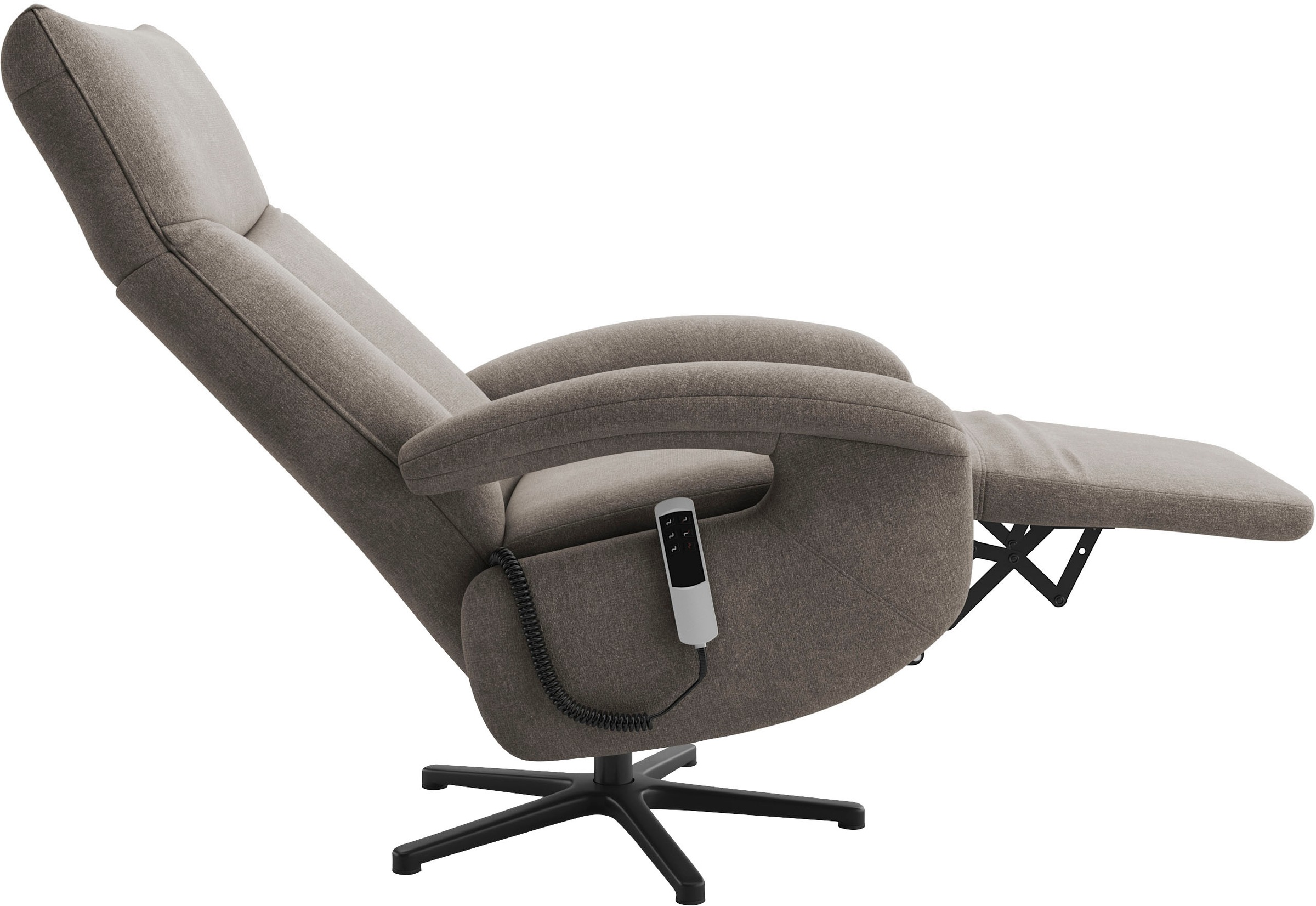 sit&more TV-Sessel »Amica, inkl. Kopfteilverstellung & Drehfunktion«, wahlweise mit 2 Motoren, Akku und Aufstehhilfe