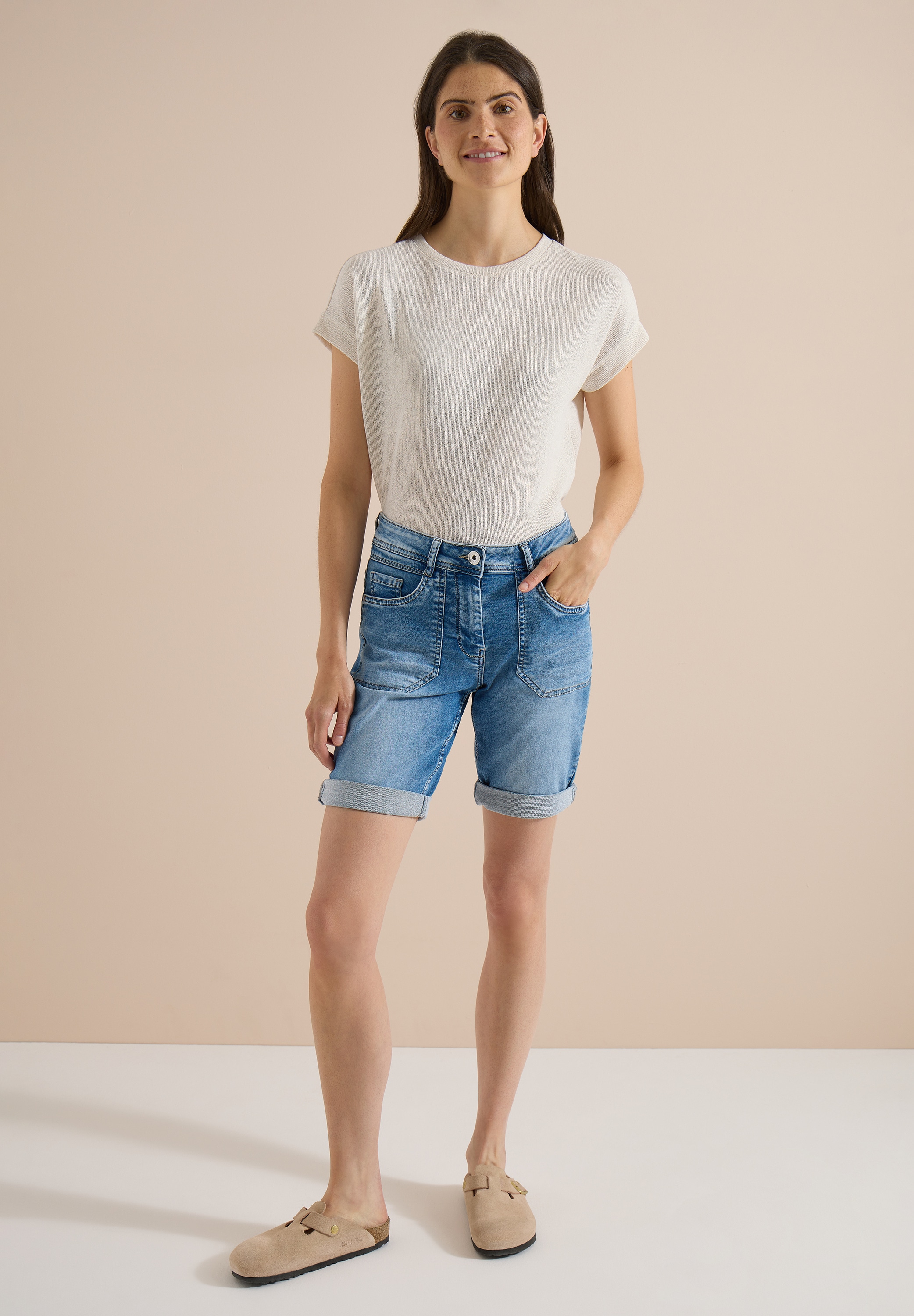 Cecil Comfort-fit-Jeans Middle Waist