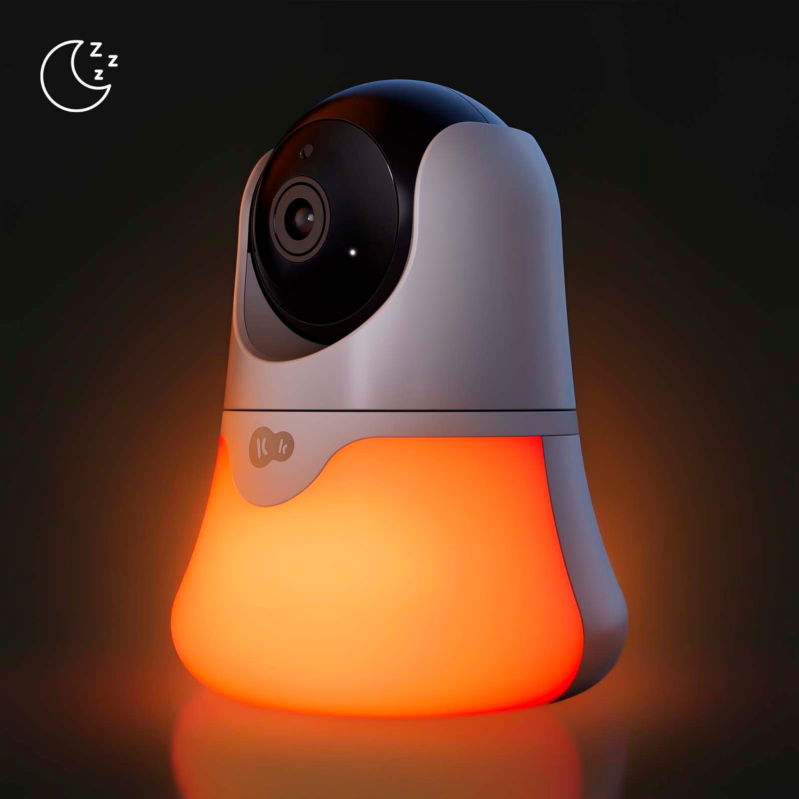 Kinderkraft Video-Babyphone »NITEEYE GLOW« Set, 2 tlg. mit Nachtlicht