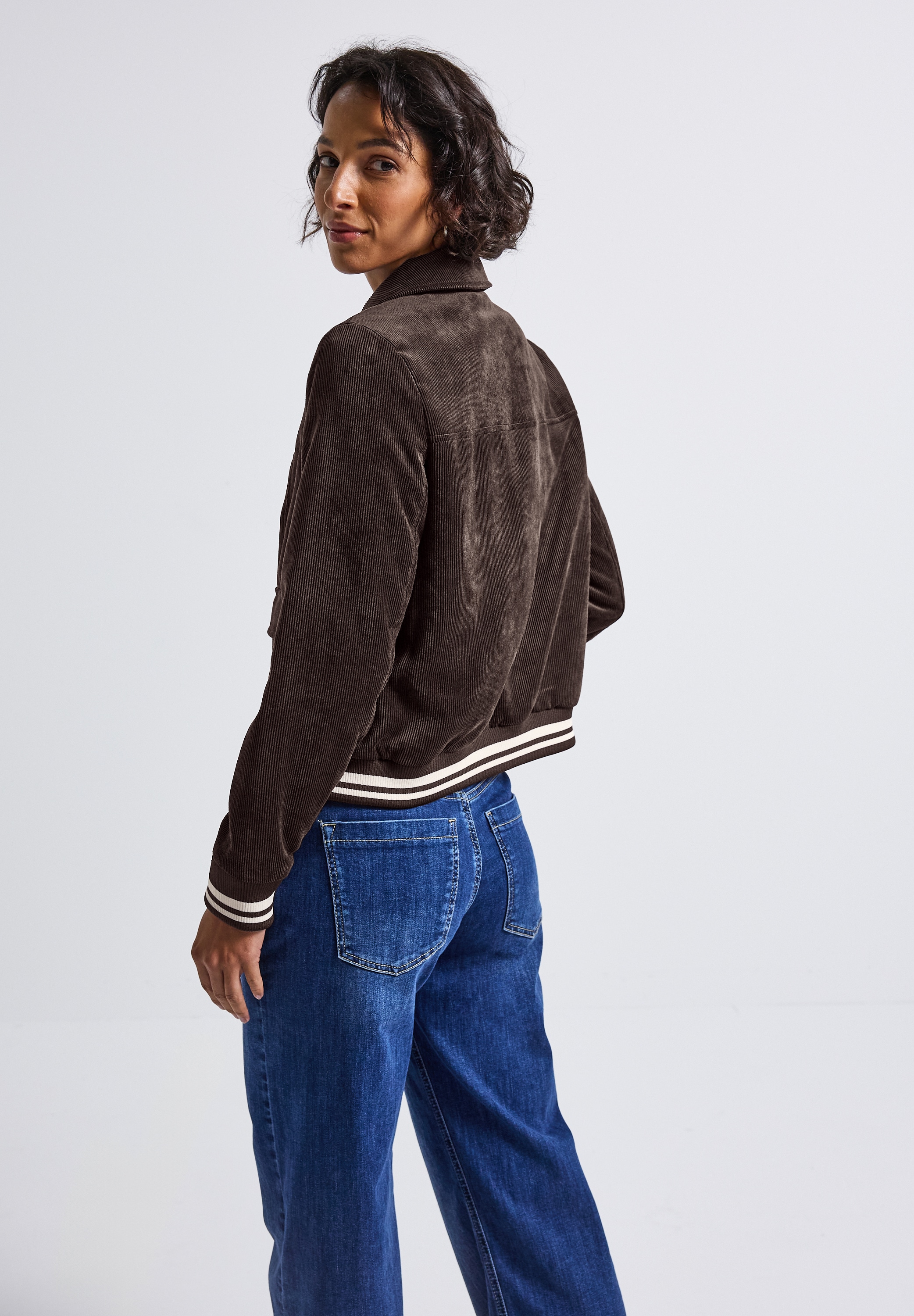 STREET ONE Cordjacke, ohne Kapuze, mit aufgenähten Taschen