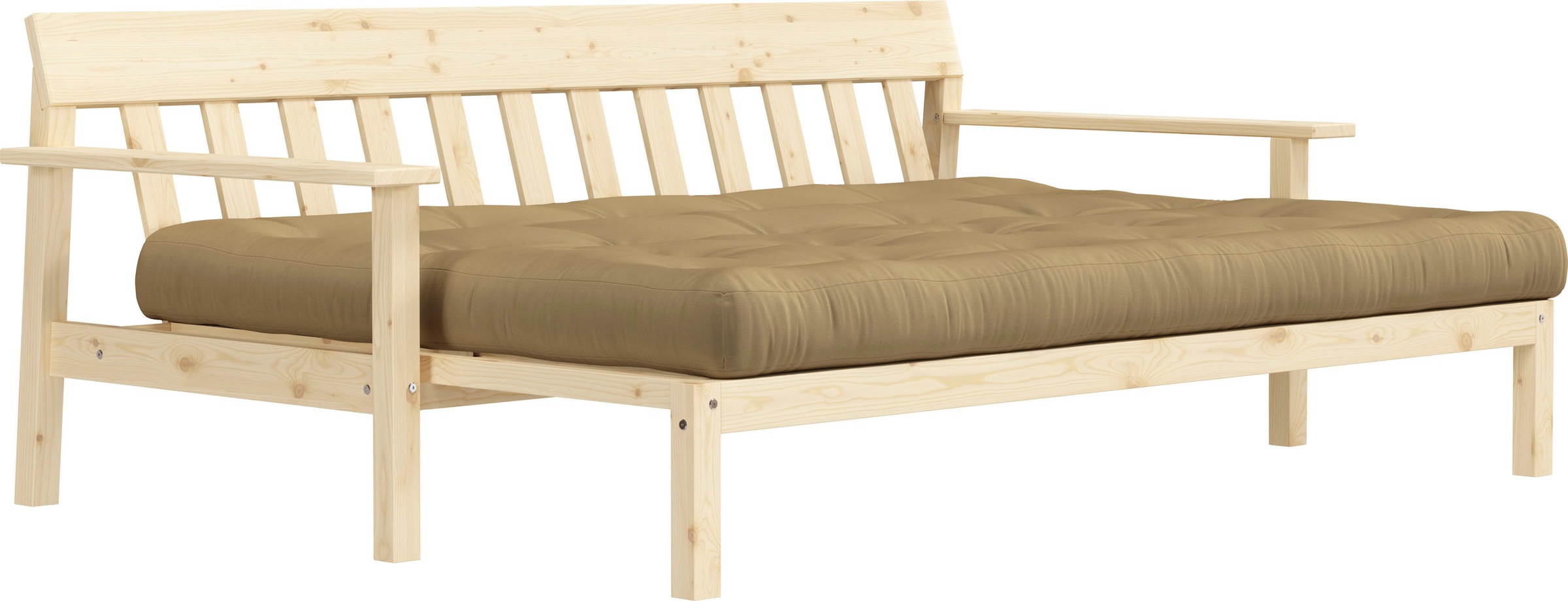 Karup Design Schlafsofa »Unwind«, Mit Holzstruktur, inkl. Futonmatratze, Liegefläche 130x190 cm