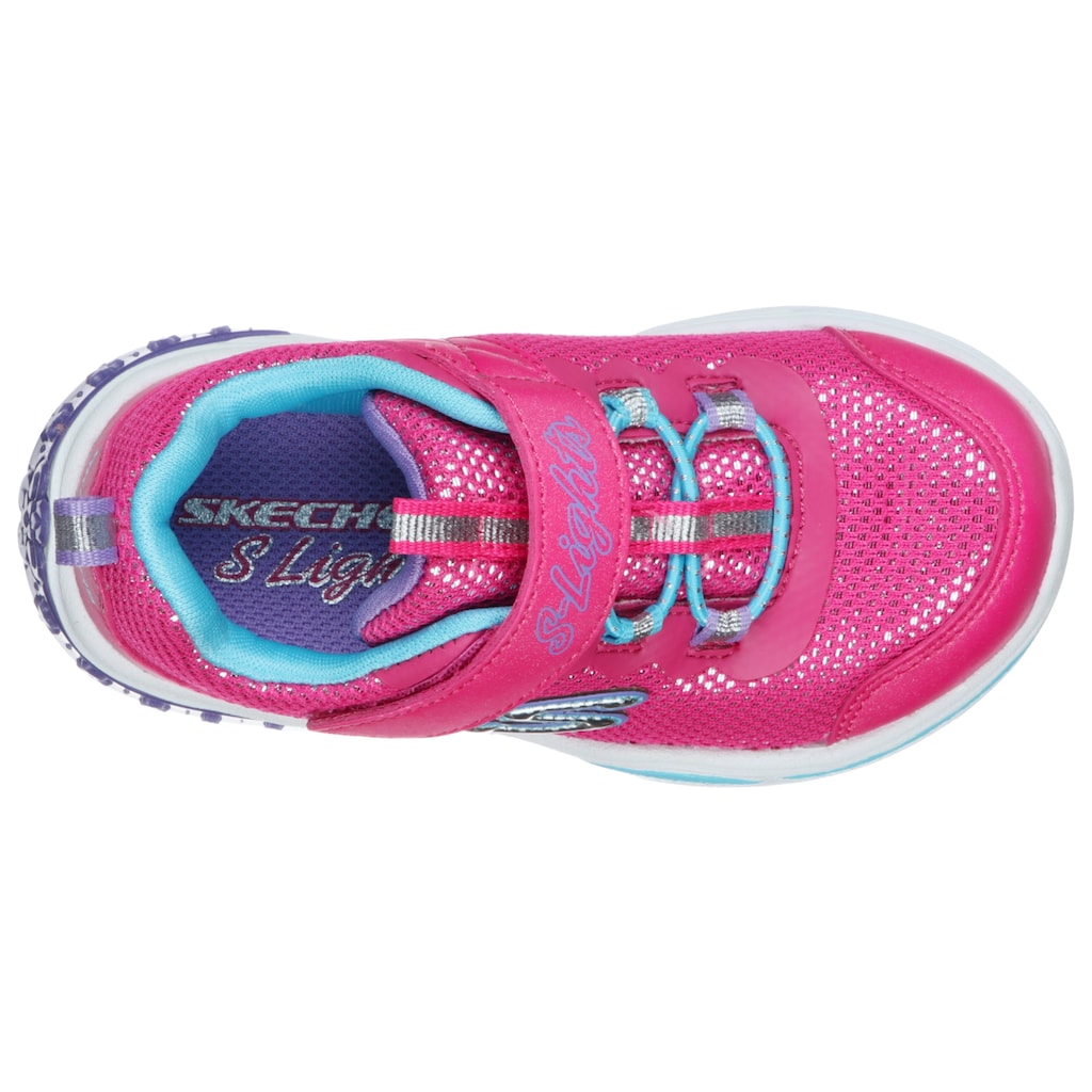 Skechers Kids Sneaker »POWER PETALS«, mit praktischem Klettverschluss, Freizeitschuh, Halbschuh, Schnürschuh