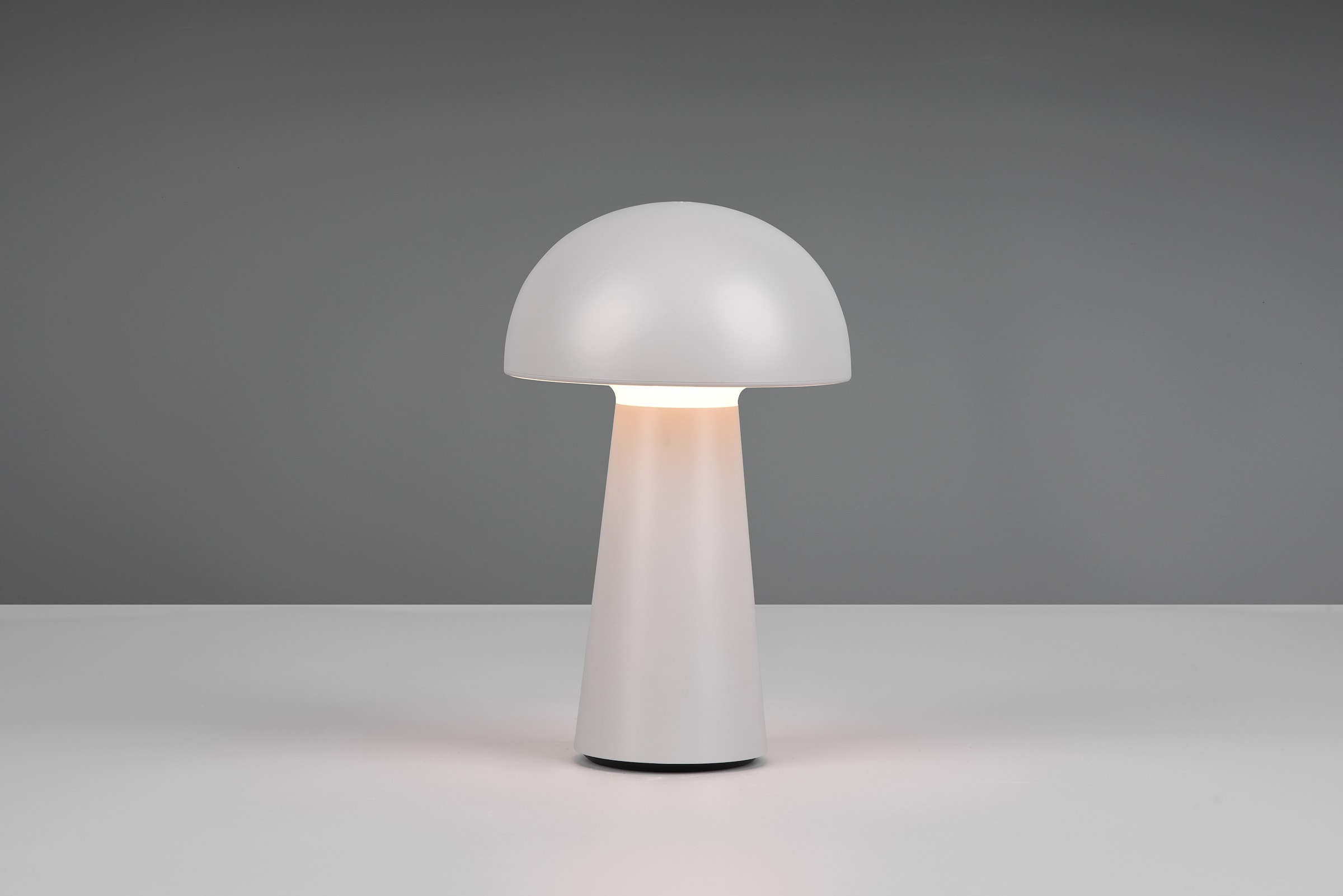 REALITY Leuchten LED Außen-Tischleuchte »Lennon«, 2-er Set, Schutzart IP44, LED fest integriert, 4-fach Touchdimmer, Ladefunktion per USB-C