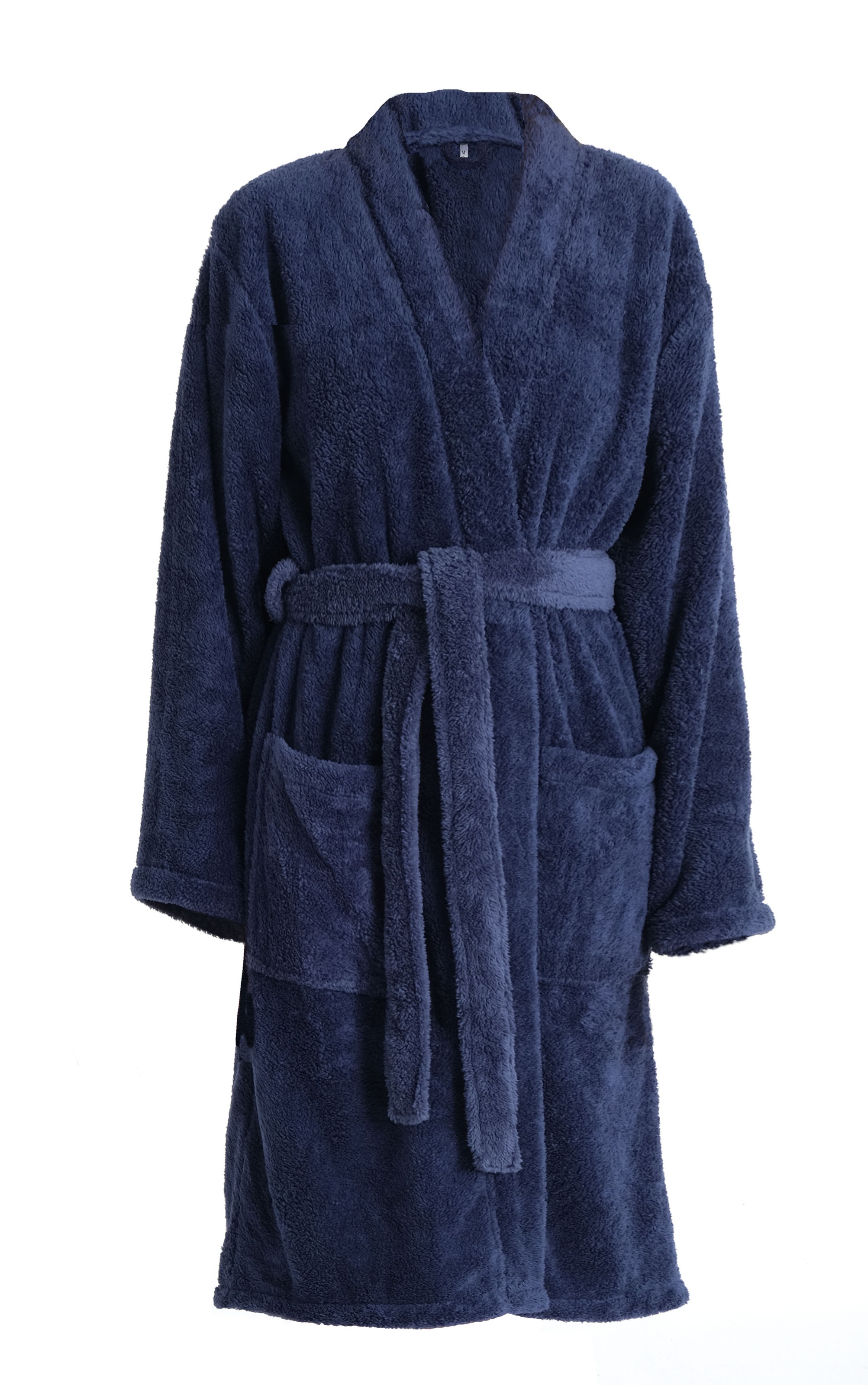 my home Unisex-Bademantel »Lillou Kimono, ideal für Sauna & Spa, Hotelbademantel, Morgenmantel«, (1 St.), kuschelig weicher Fleece, für Damen und Herren, XS-3XL