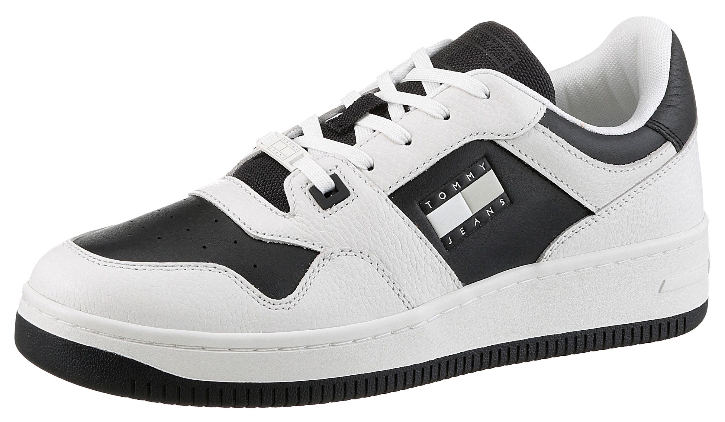 Tommy Jeans Sneaker "TJM RETRO BASKET CUPSOLE TUMBLE", Freizeitschuh, Halbs günstig online kaufen