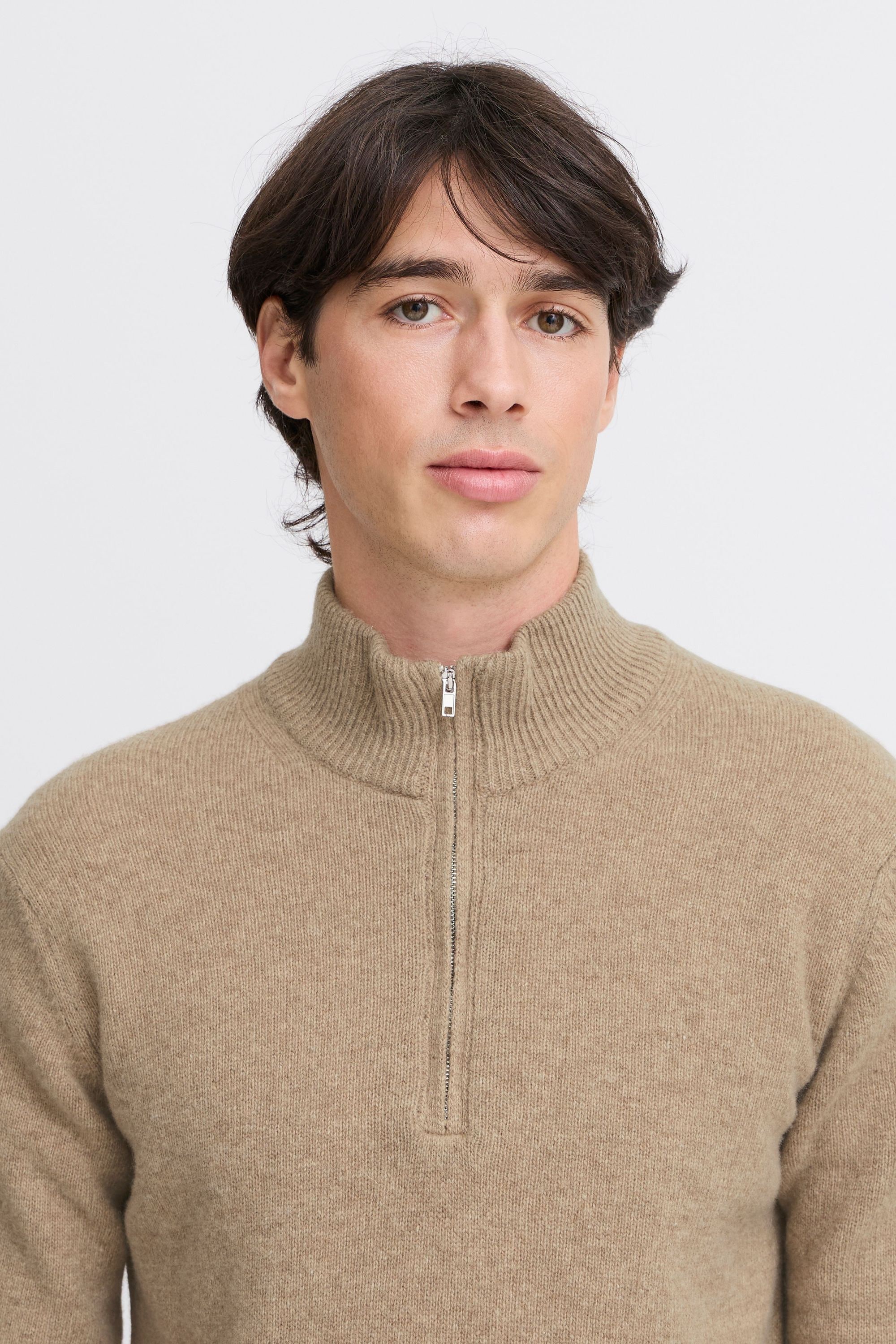 Casual Friday Troyer »Troyer CFKARL halfzip lambswool knit«