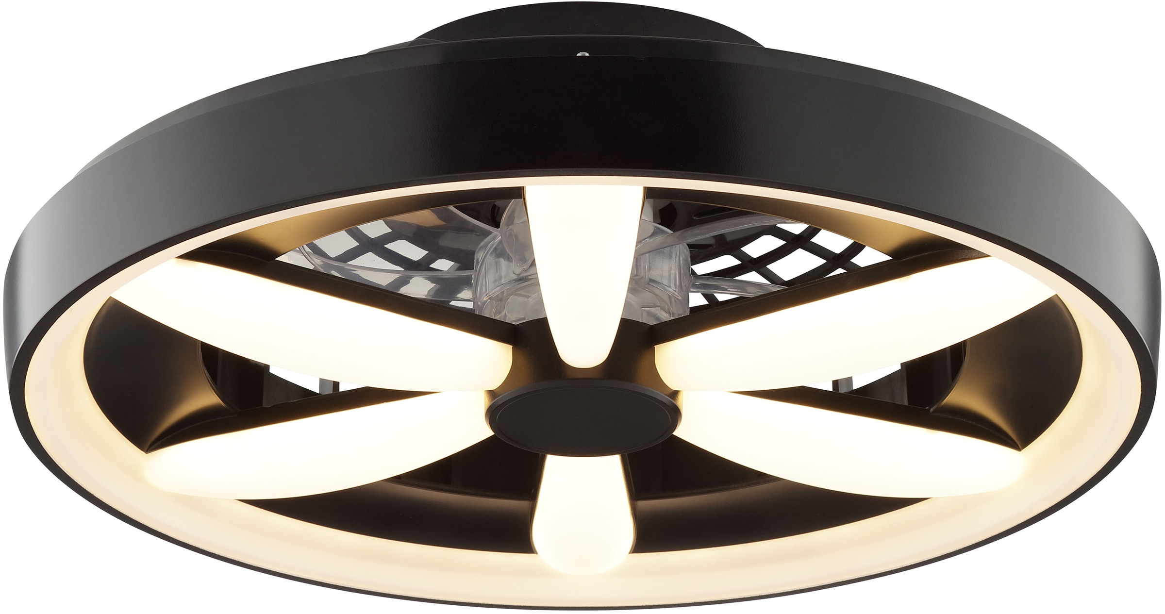 Hanseatic LED Deckenleuchte »DLV2205«, 1 flammig, Leuchtmittel LED-Modul | LED fest integriert, LED Ventilator, Ø 48 cm, 6400 lm, dimmbar, Fernbedienung