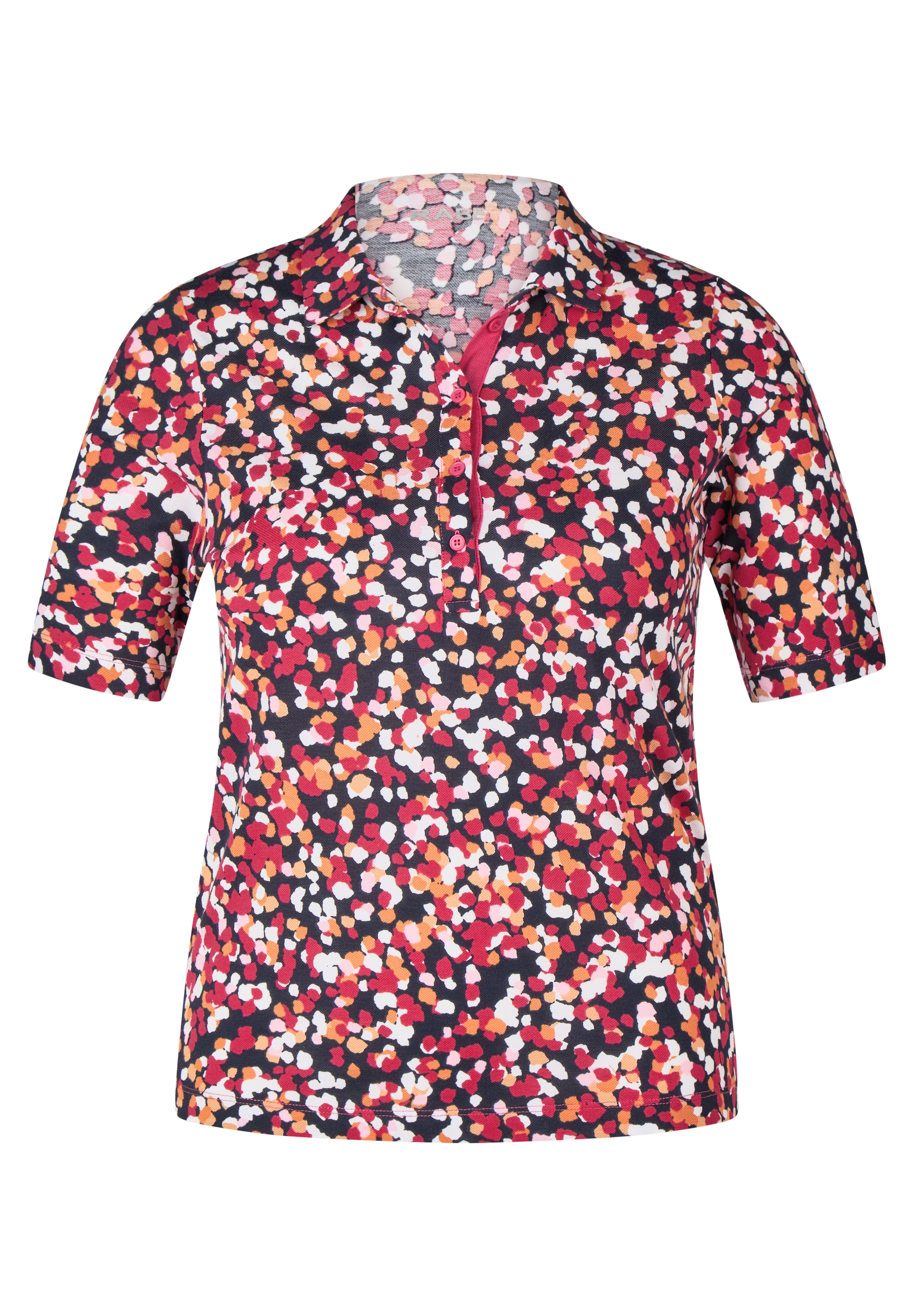 Rabe Print-Shirt »RABE Poloshirt mit Mosaikmuster«