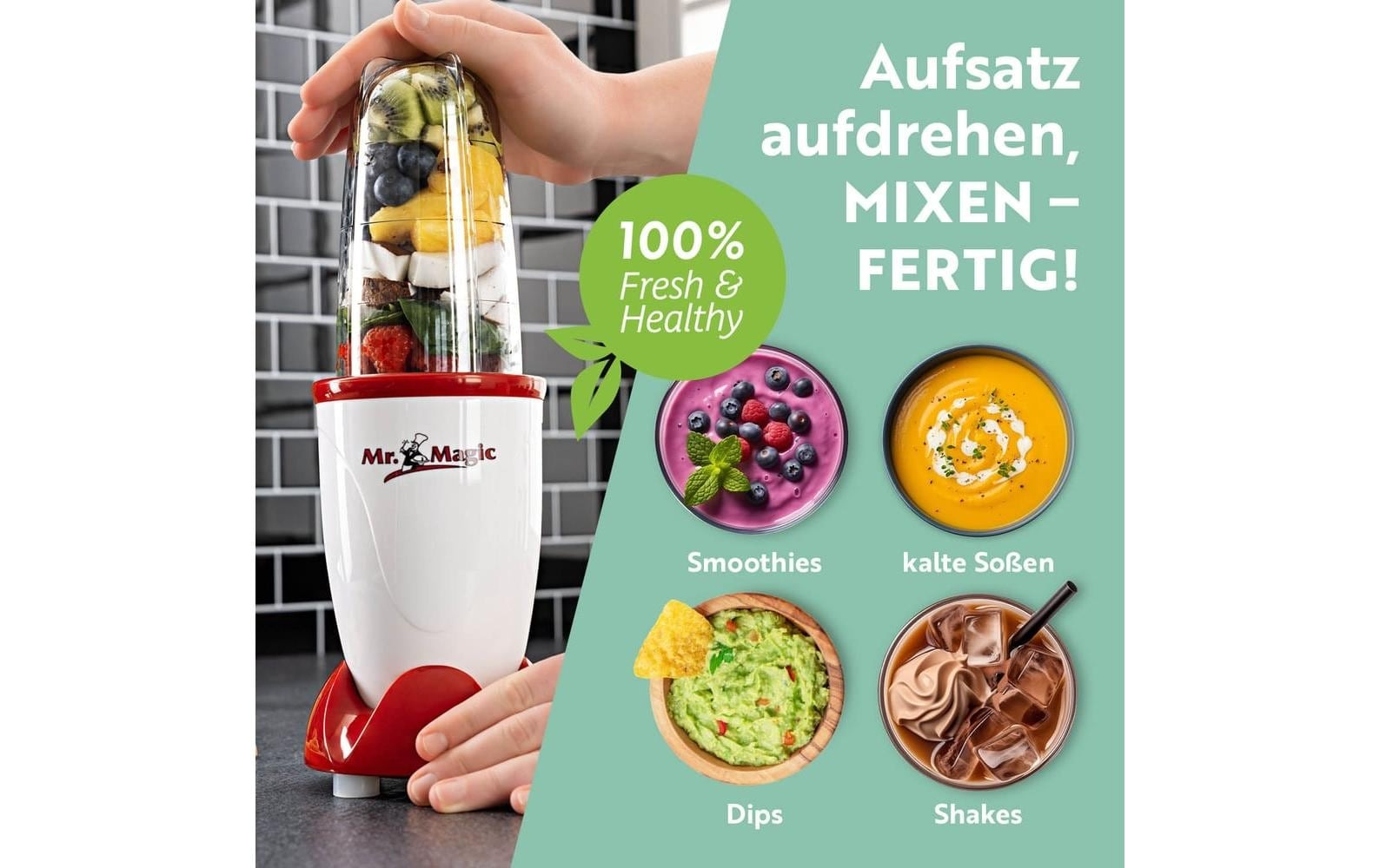 GOURMETmaxx Smoothie-Maker »Mr. Magic« 250 W