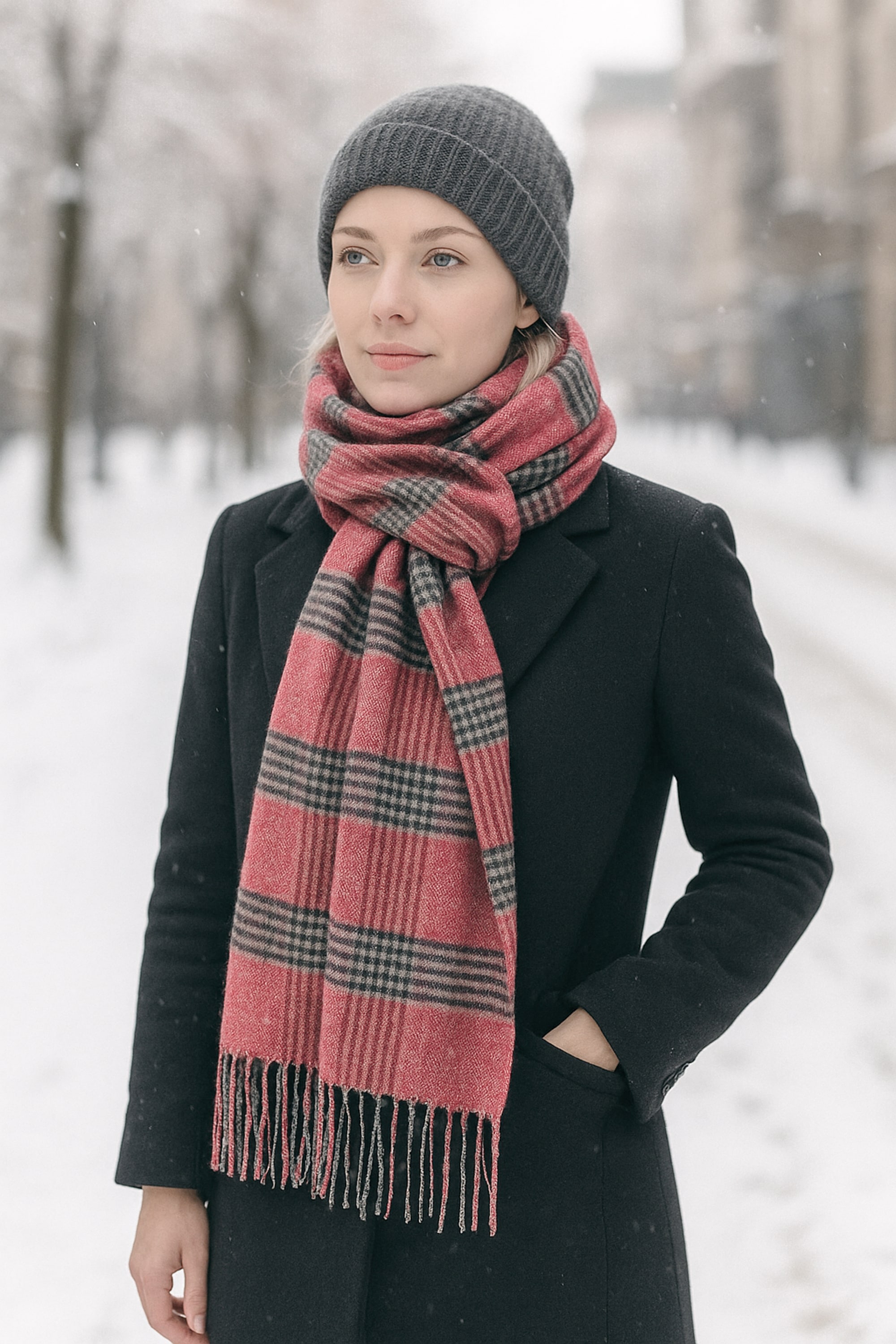COLLEZIONE ALESSANDRO Wollschal »Scotland«, Made in Italy, mit Karomuster