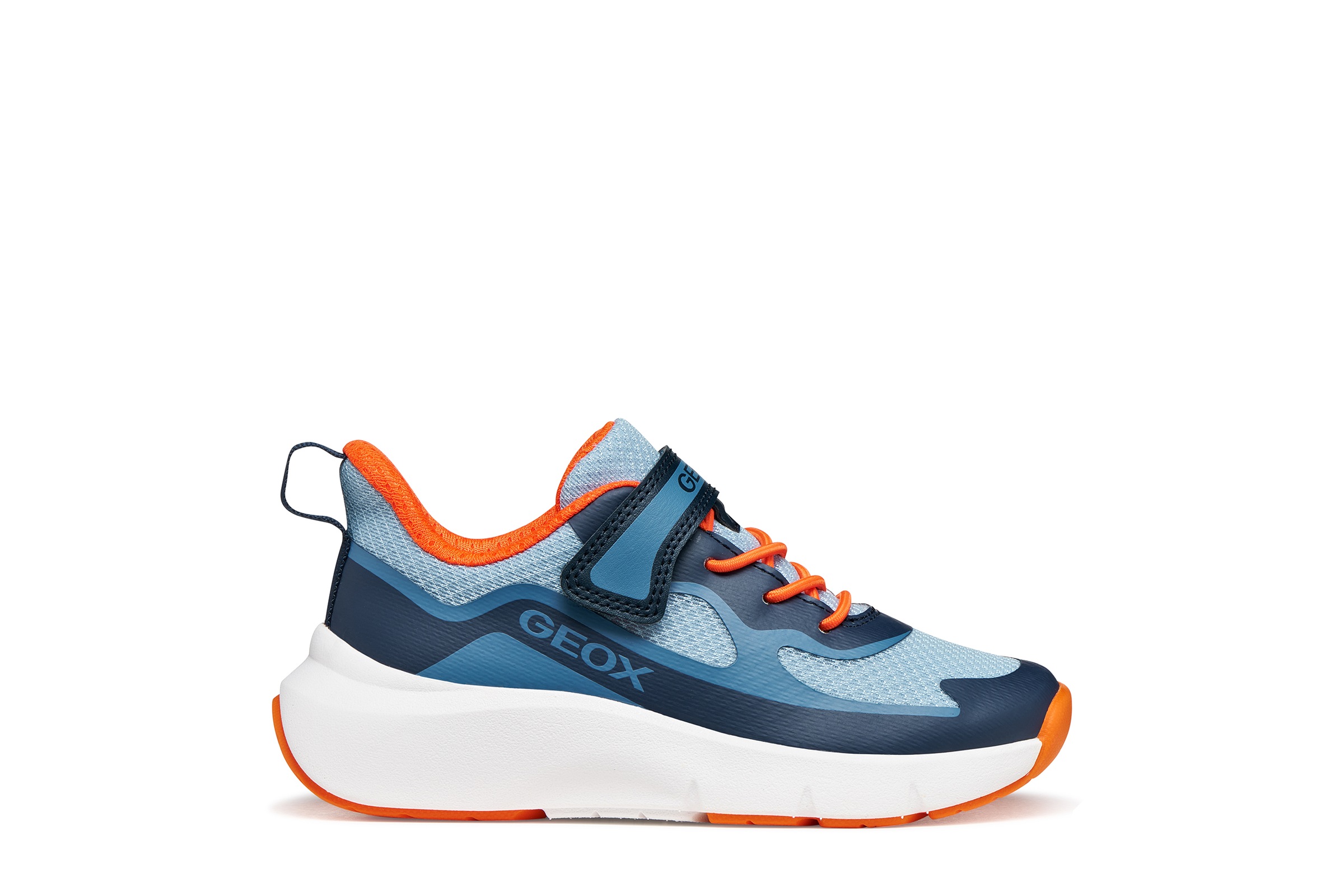 Geox Sneaker »J PRO-RAN BOY«  Slipper mit elastischen Schnürsenkeln, Größenschablone zum Download