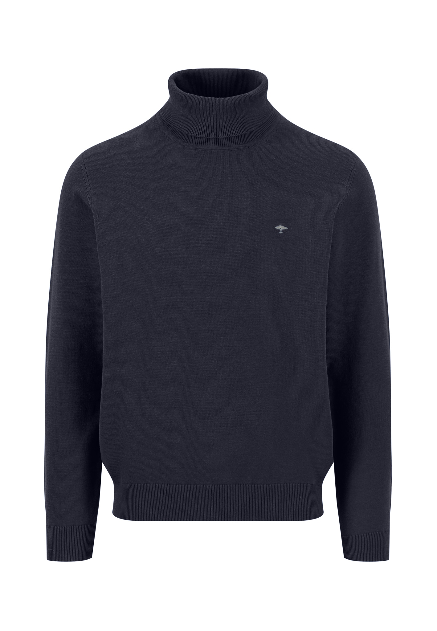 FYNCH-HATTON Rollkragenpullover mit Logostickerei
