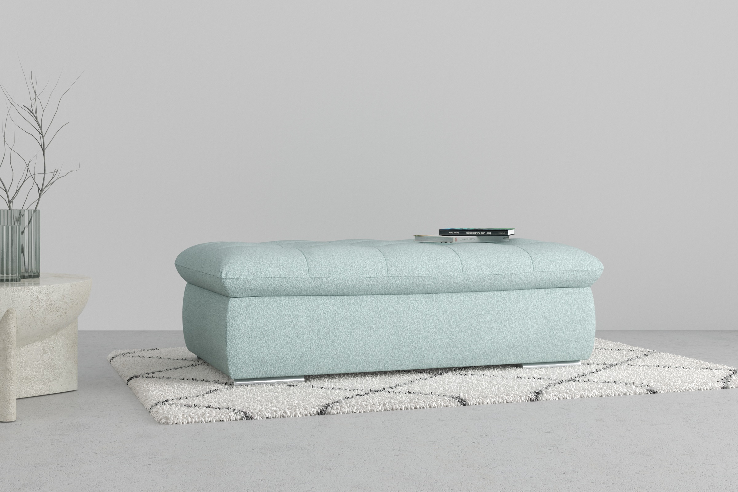 DOMO collection Hocker »Mona«, mit Stauraumfach
