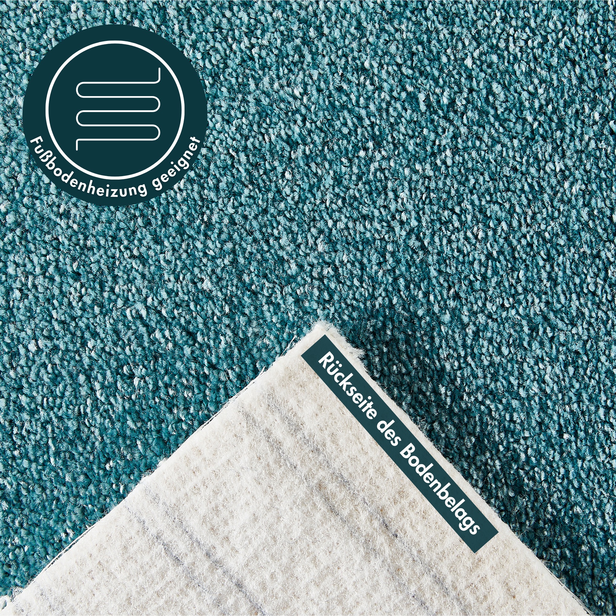 Andiamo Teppichboden »Verona, Velours, Made in Belgium«, rechteckig, 6 mm Höhe, Uni Farben, Breite 400 cm oder 500 cm, strapazierfähig, pflegeleicht