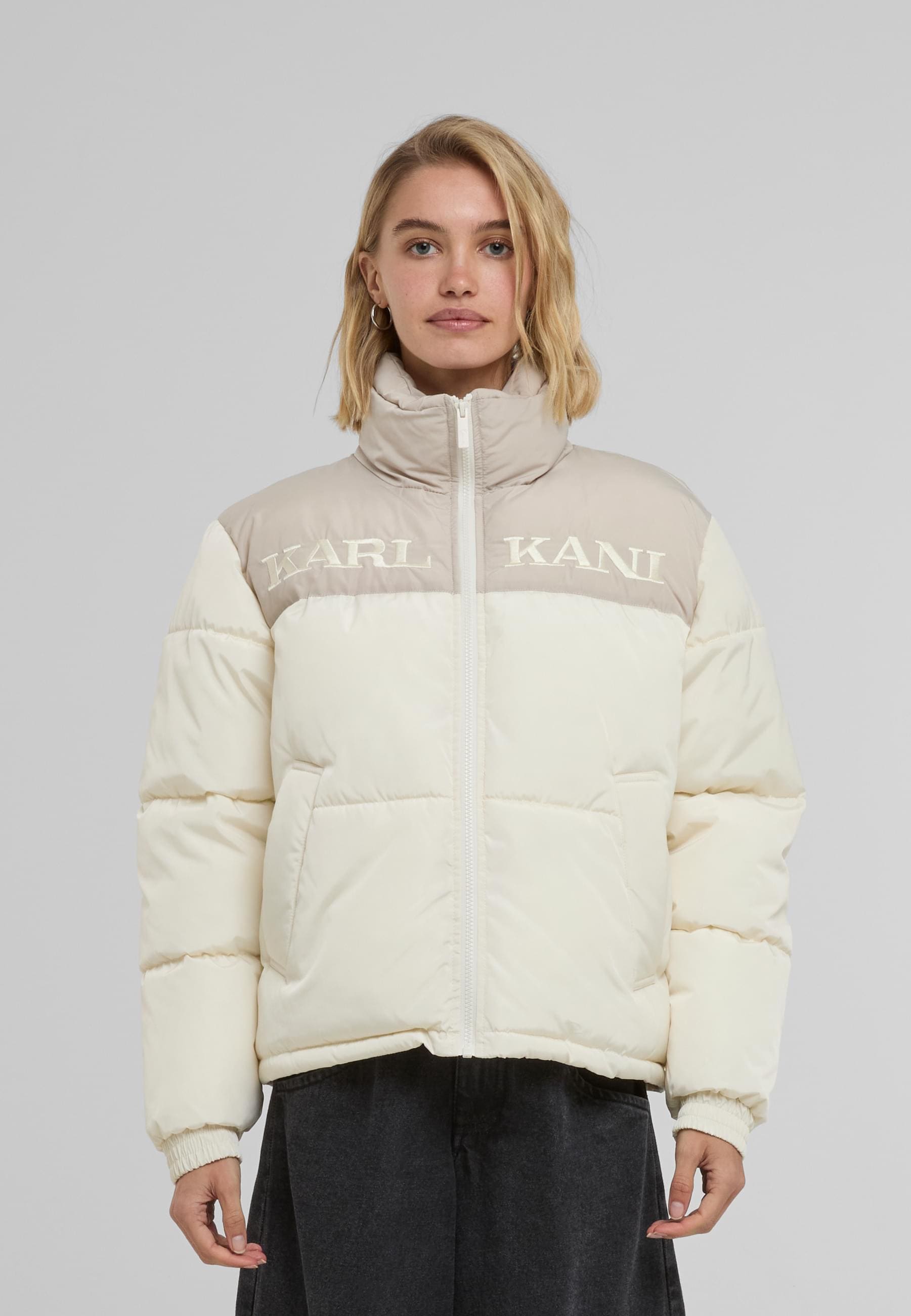 Karl Kani Winterjacke »Karl Kani KK Retro Essential Puffer Jacket«, (1 St.), ohne Kapuze