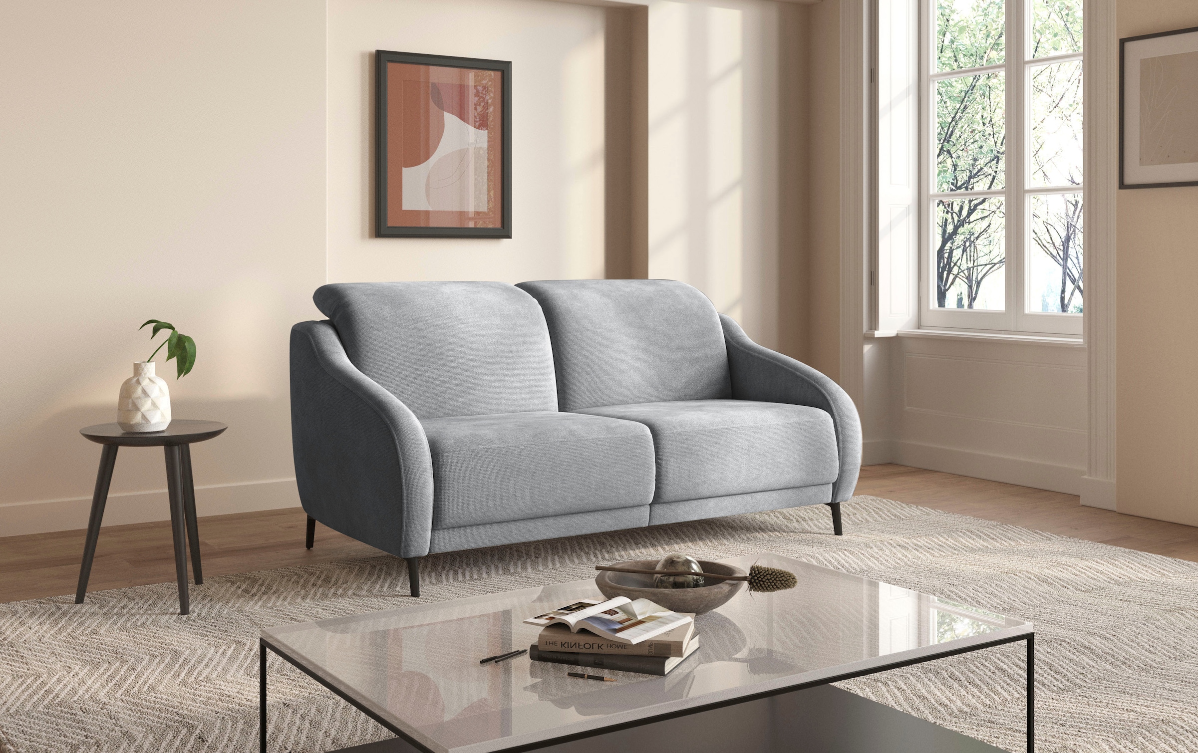 sit&more 2,5-Sitzer »Blues«, wahlweise mit Klapptisch und USB