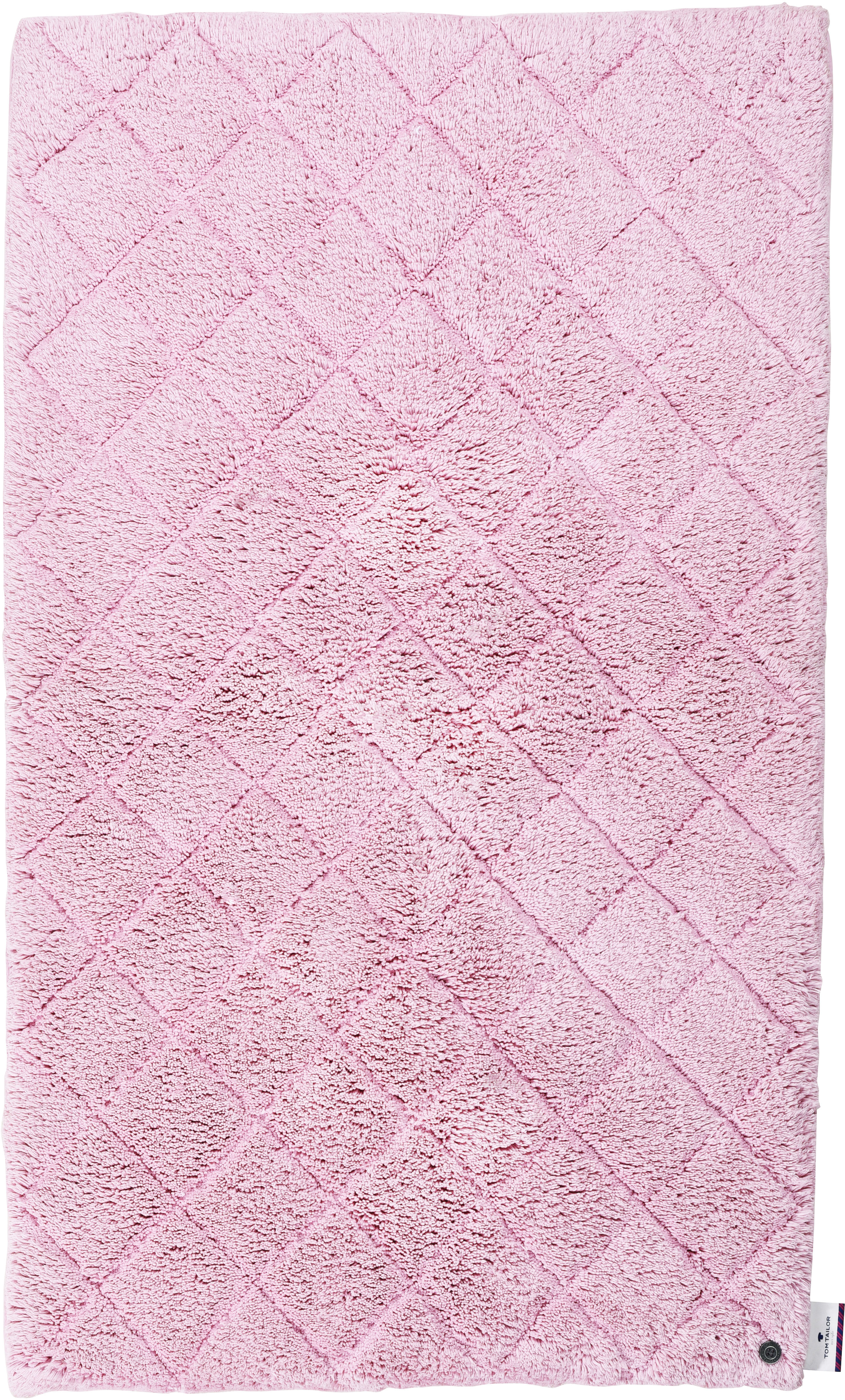 TOM TAILOR HOME Badematte "Cotton Diamond" Höhe 20 mm rutschhemmend beschic günstig online kaufen
