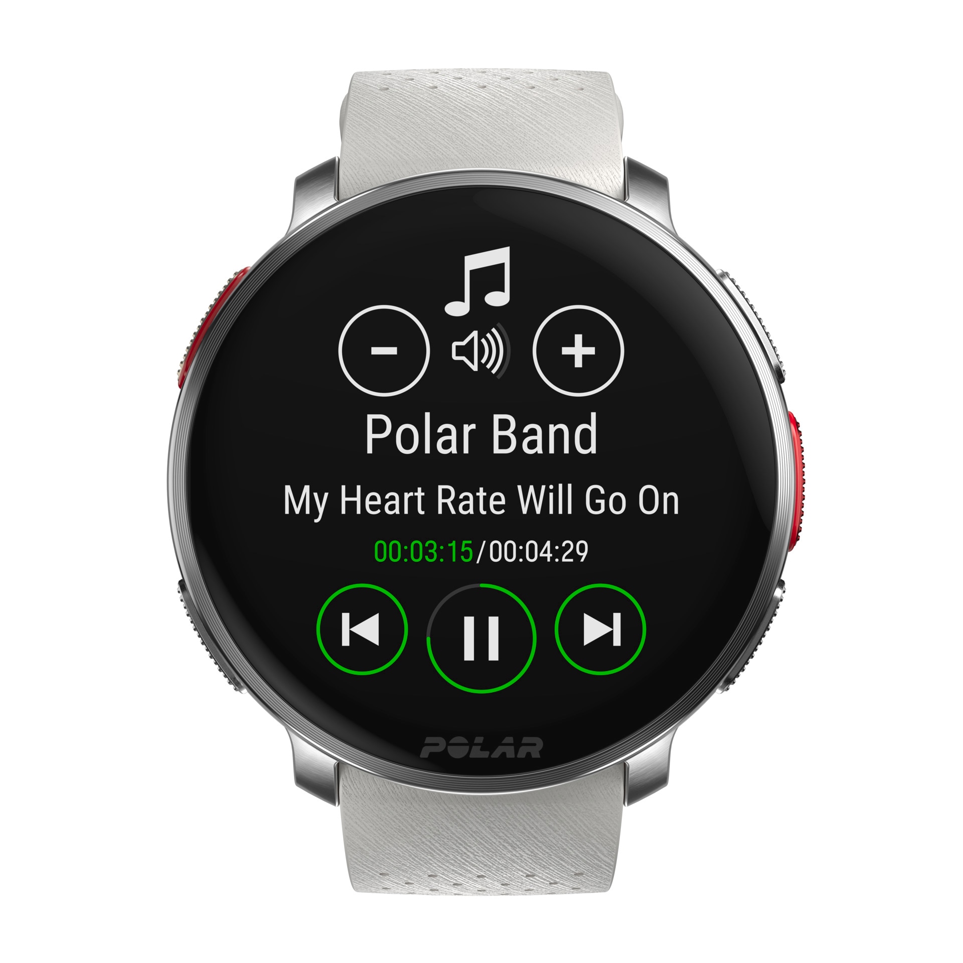 Polar Smartwatch »VANTAGE V3«, (3,5 cm / 1,39 Zoll), 32 GB, Premium-Multisportuhr Silikon-Armband S-L)