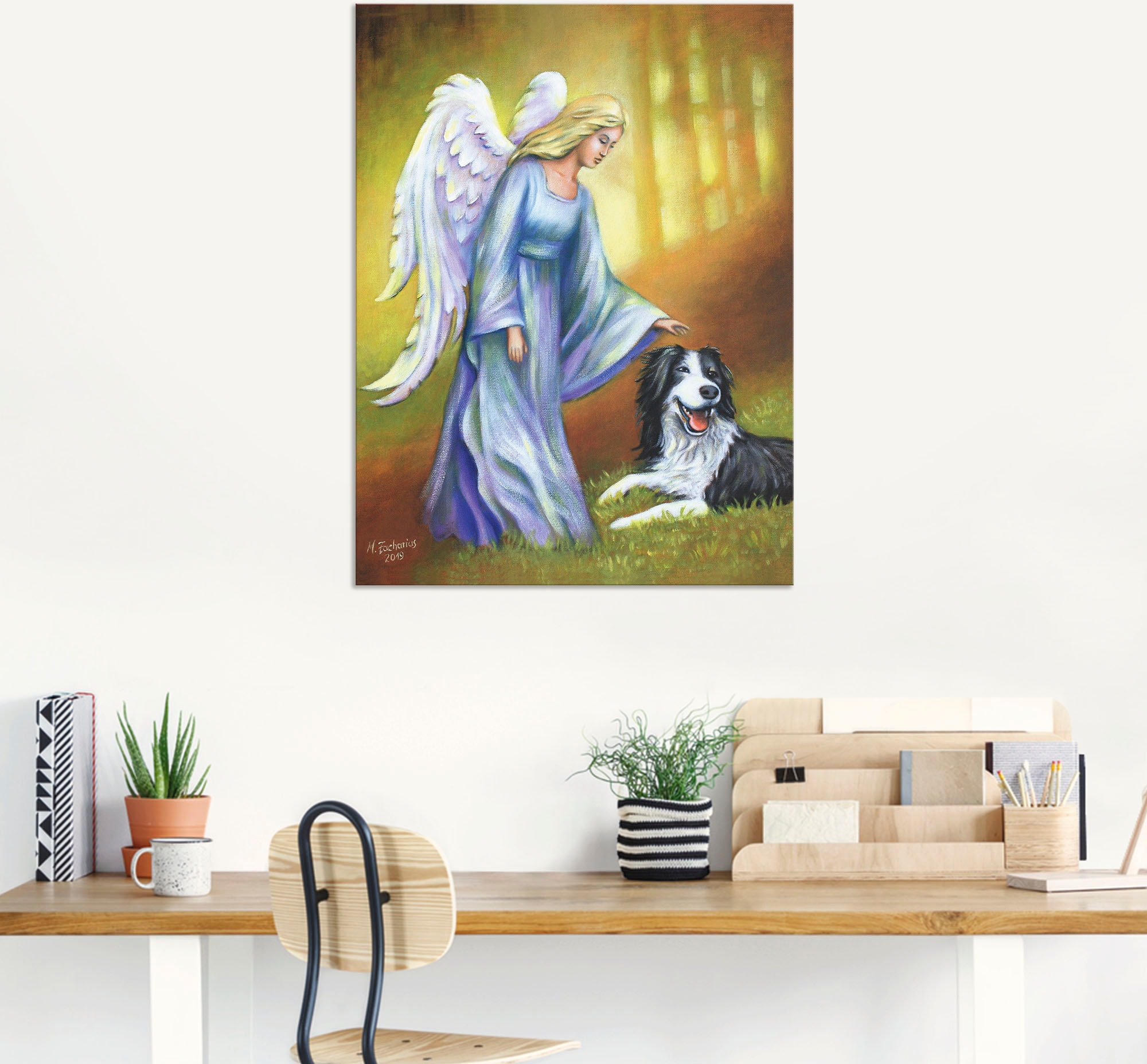 Artland Wandbild »Mein Freund es ist Zeit«, Spirituelle Bilder, (1 St.), als Alubild, Leinwandbild, Wandaufkleber oder Poster in versch. Größen