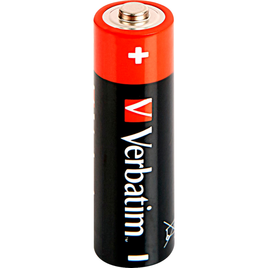 Verbatim Batterie »24er Pack Alkaline, Mignon, AA, LR06, 1.5V, Retail Box«, (24 St.)