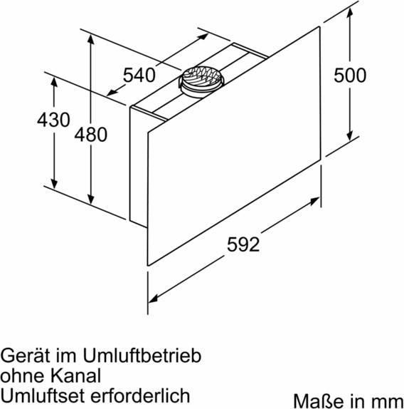 SIEMENS Kopffreihaube »LC67FQP60«, Serie iQ500