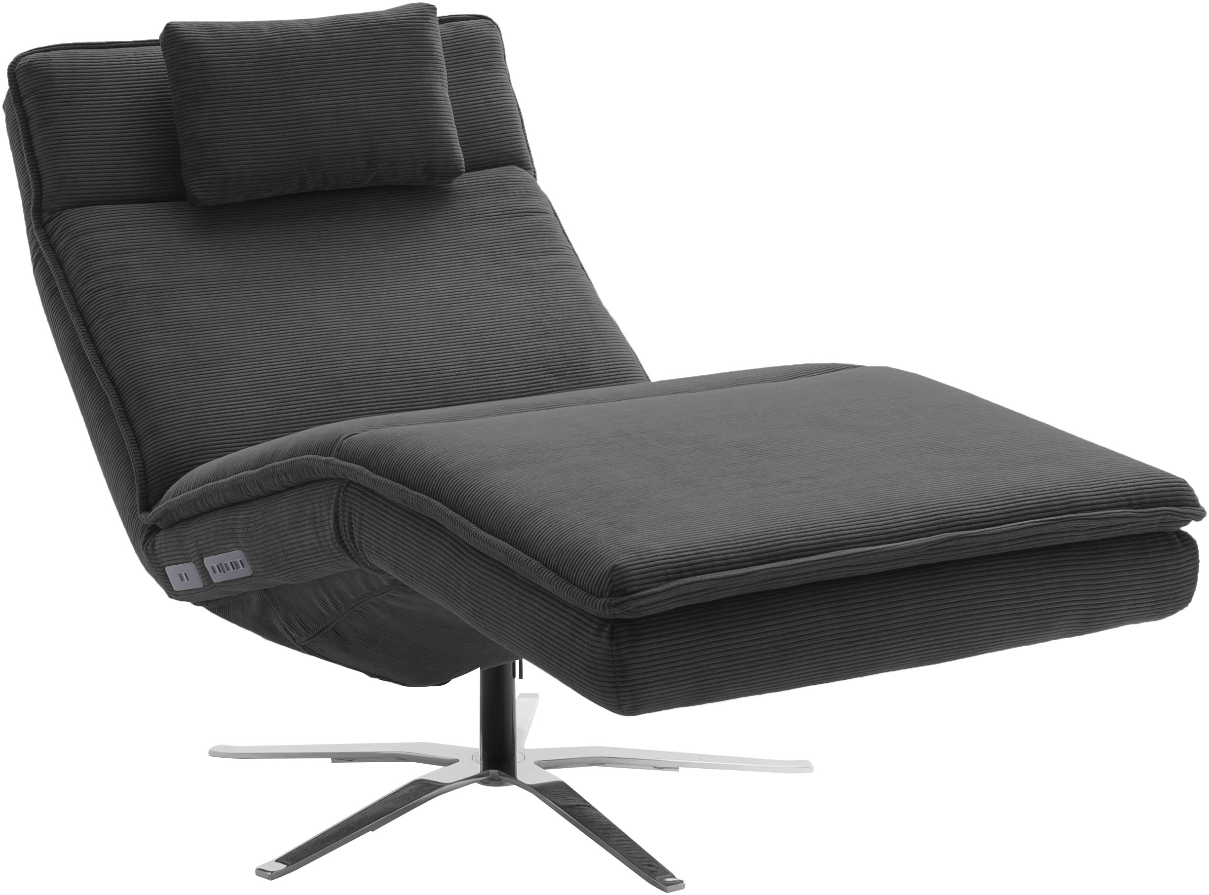 SCHÖNER WOHNEN-Kollektion Relaxsessel "Belize, Ergonomischer Liege-Luxus zum Entspannen" Herz-Waage-Position, motorische Verstellung & USB-Anschluss