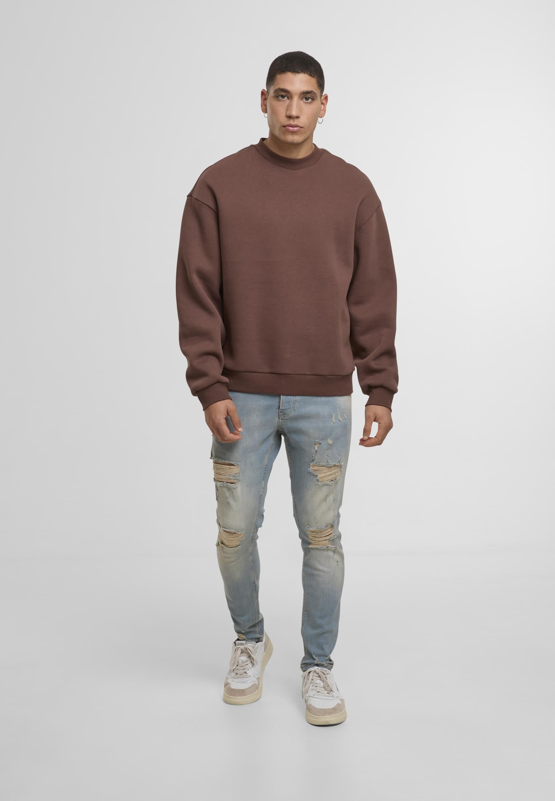 2Y Studios Bequeme Jeans »2Y Studios Herren 2Y Destroyed Cropped Skinny Fit Denim«, (1 tlg.)