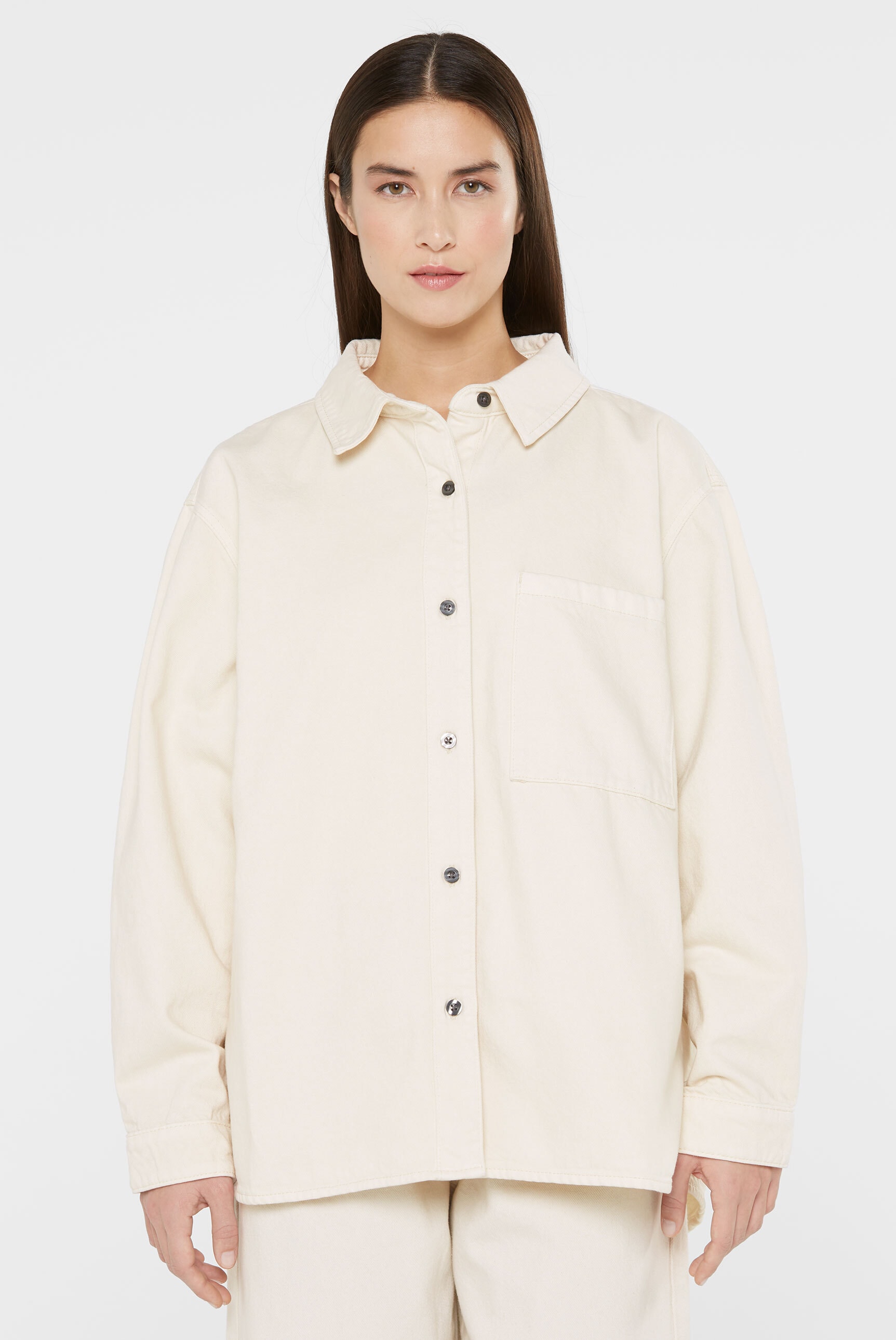 SENSES.THE LABEL Langarmbluse, aus Baumwolle