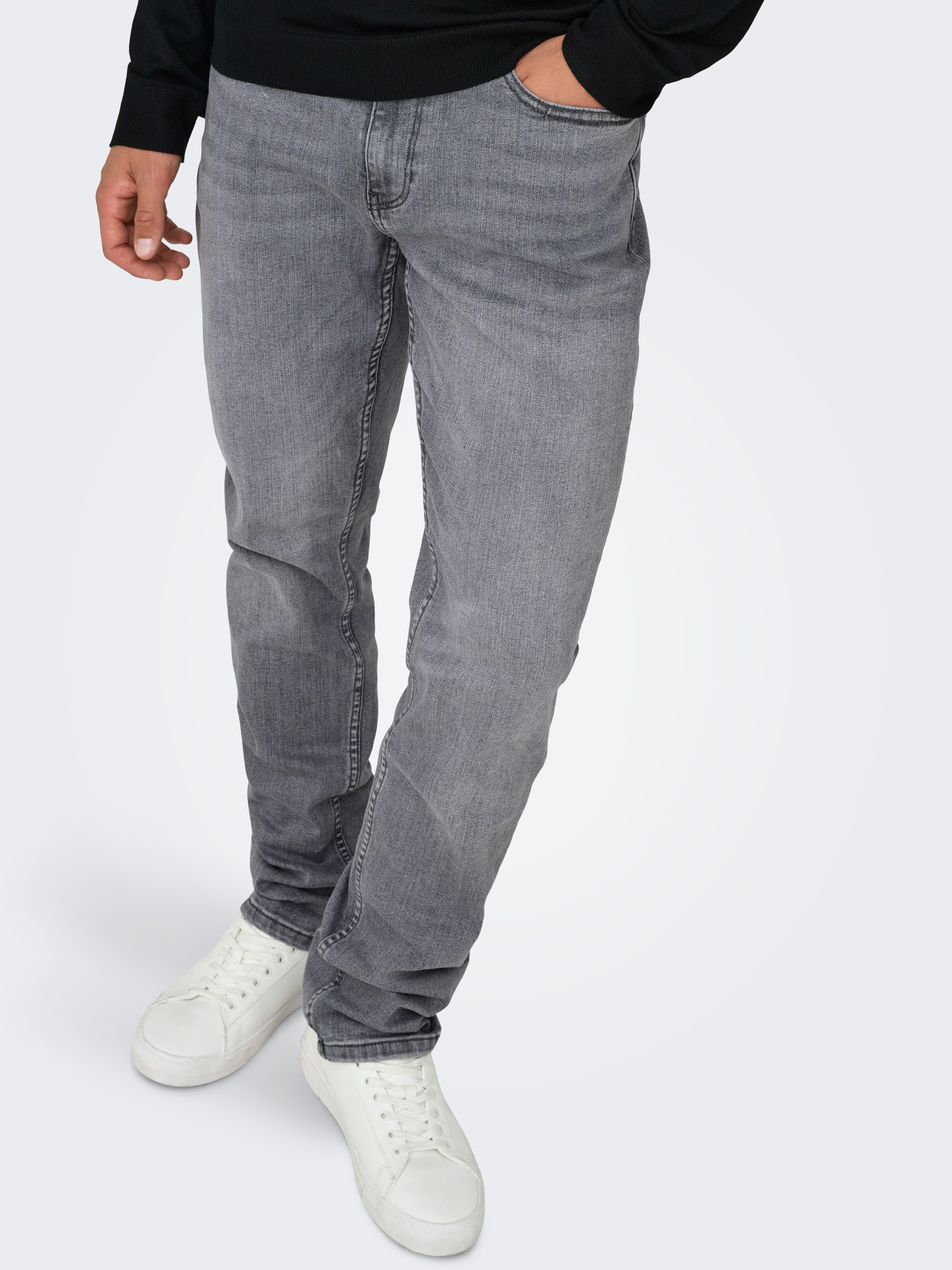 ONLY & SONS Straight-Jeans "ONSWEFT REG. MBD 5094 TAI DNM NOOS" im 4-Pocket günstig online kaufen