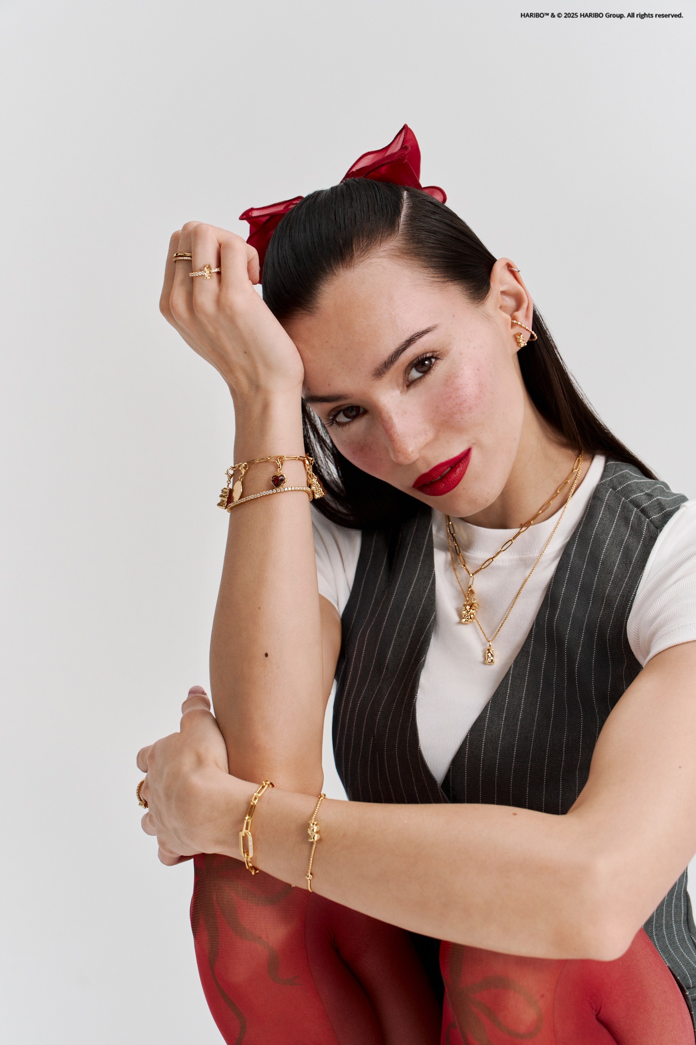 THOMAS SABO Charm-Einhänger »THOMAS SABO x HARIBO: Charm, 2221-001-21, 2221-413-39«