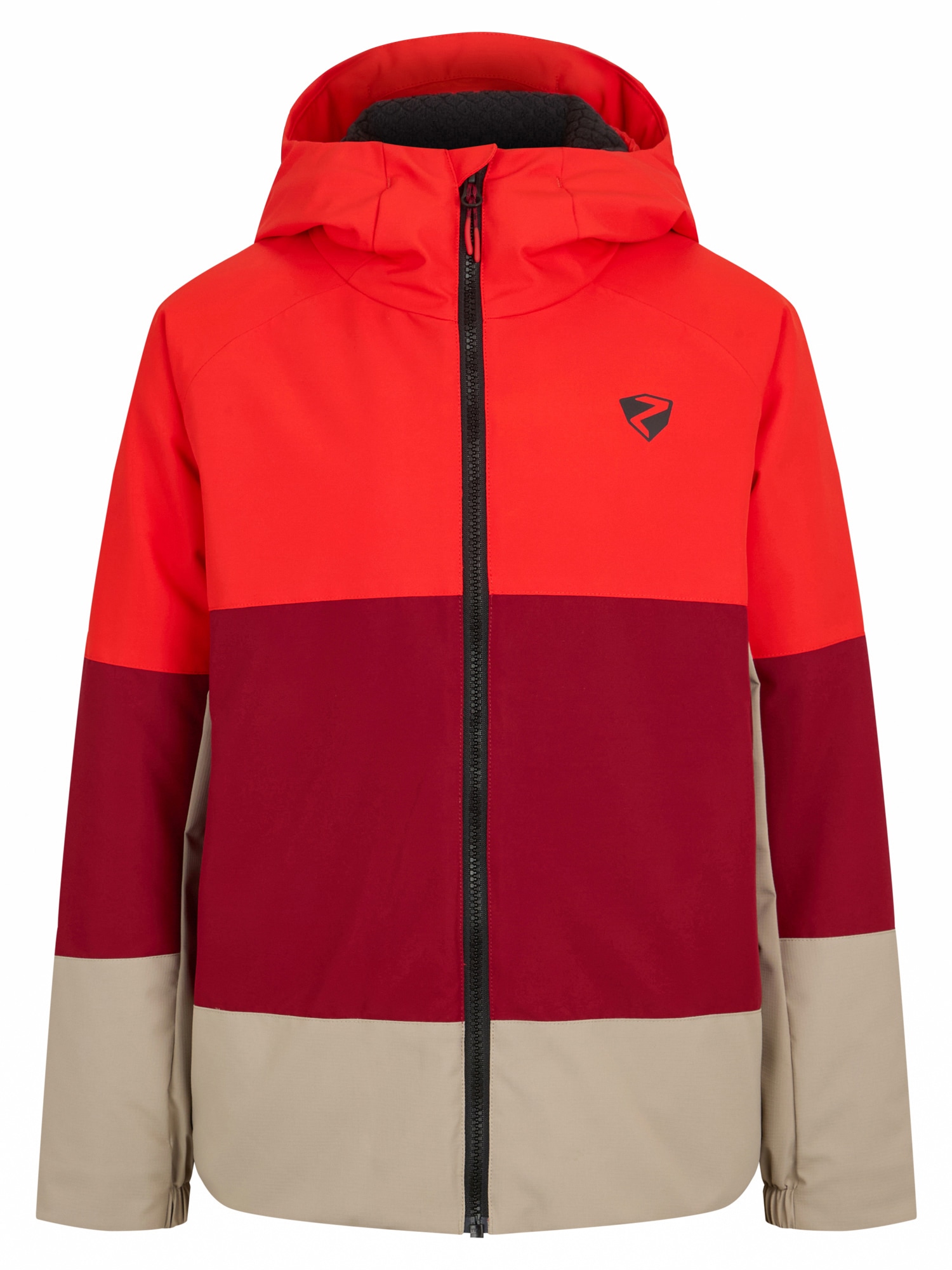 Ziener Skijacke "ARTIKO-Z AQUASHIELD JUNIOR" wasser- u. winddicht, atmungsaktiv, warm, reflektierende Elemente