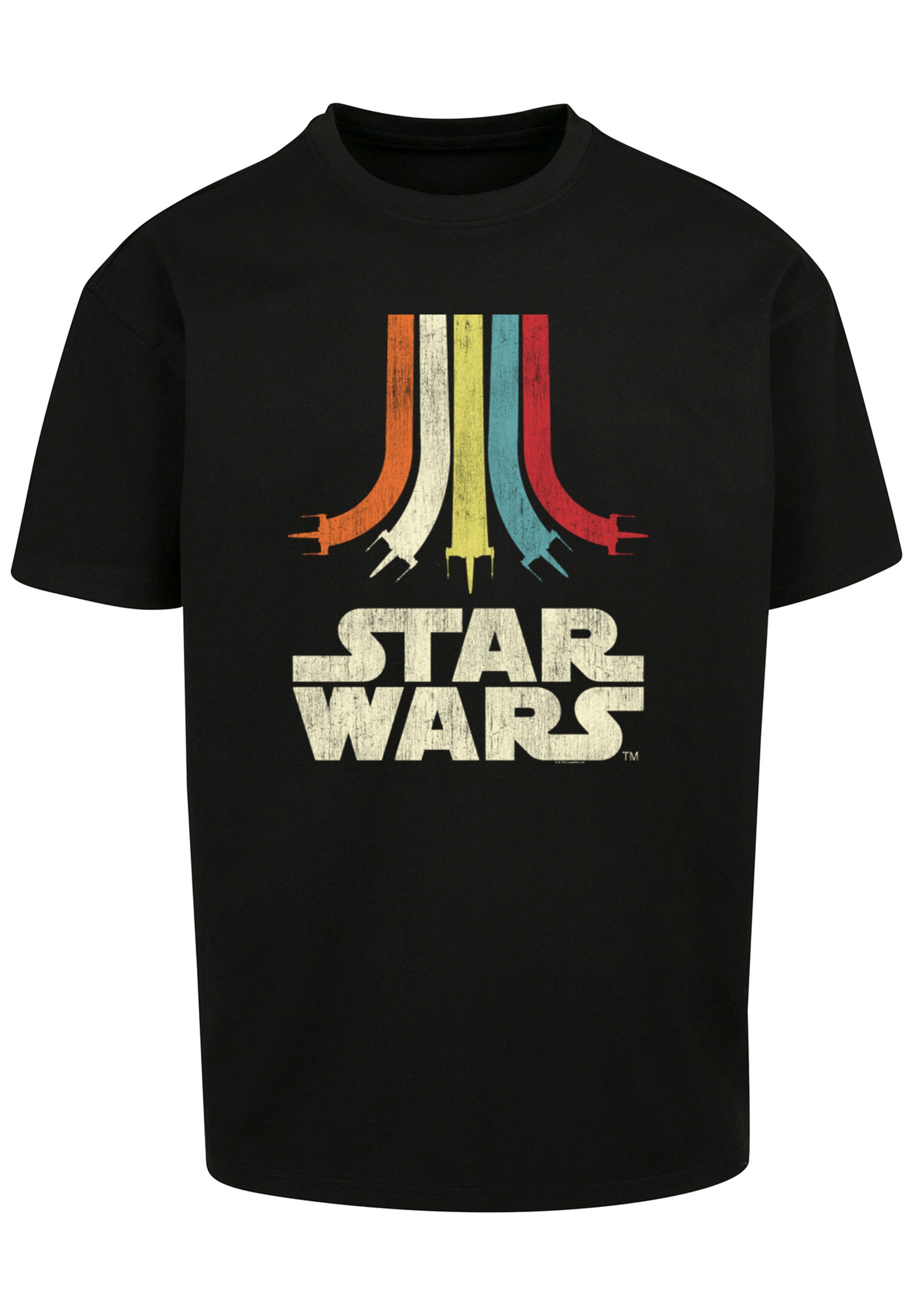 F4NT4STIC T-Shirt "Star Wars Retro Rainbow", Print günstig online kaufen