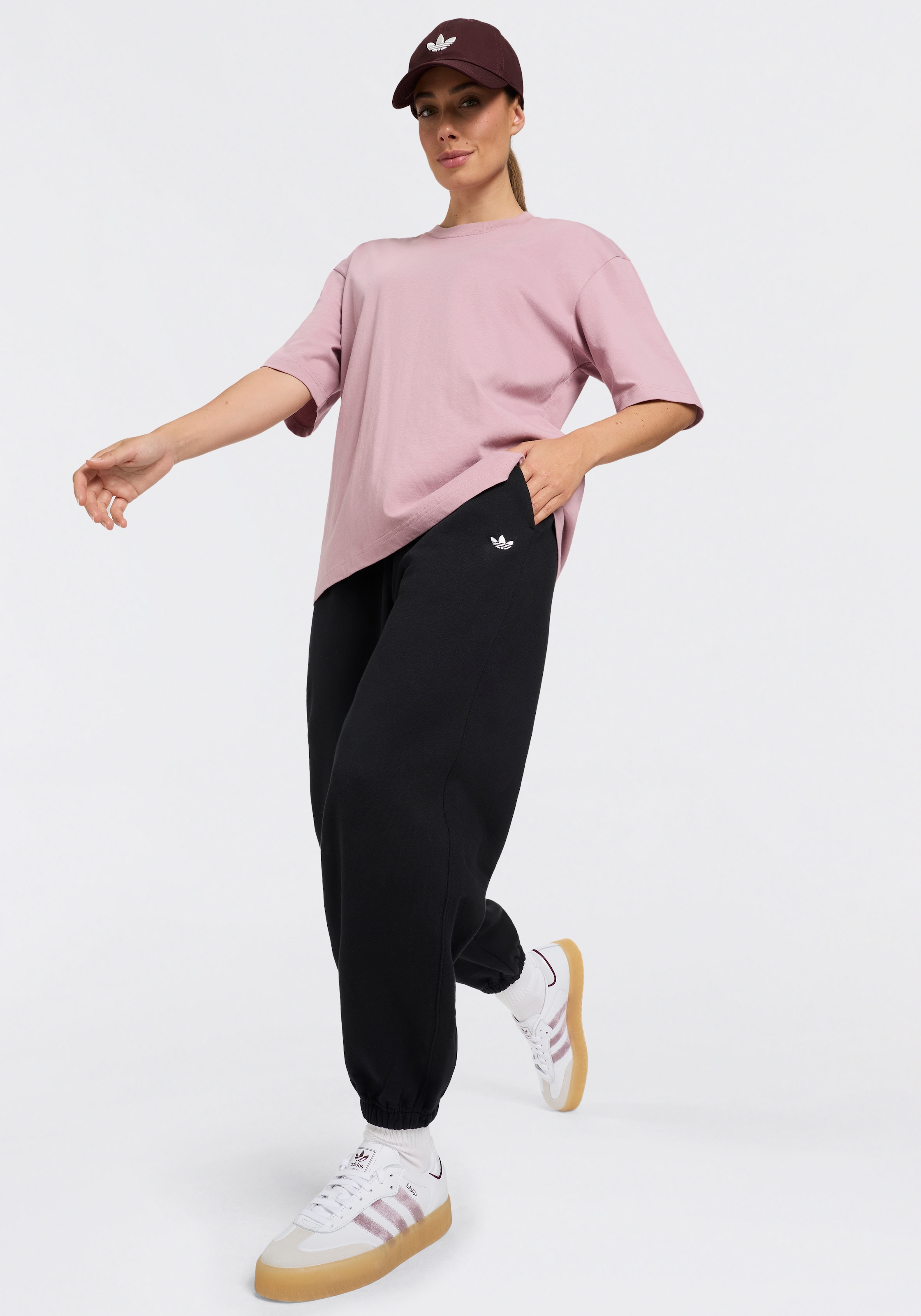 adidas Originals Sporthose »ESSENTIALS, LOCKERE PASSFORM«  mit Gummizug, für Erwachsene, aus Baumwolle, normale Weite