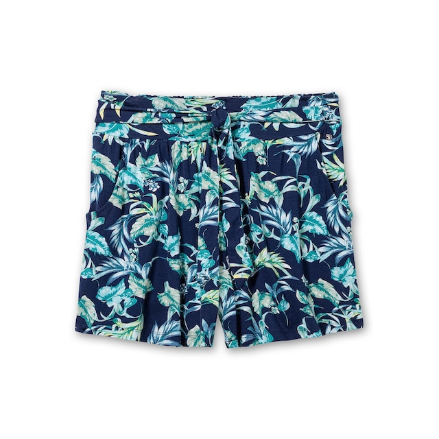 Sheego Shorts »Große Größen«, mit Blätterprint, in kniefreier Länge für  kaufen | BAUR