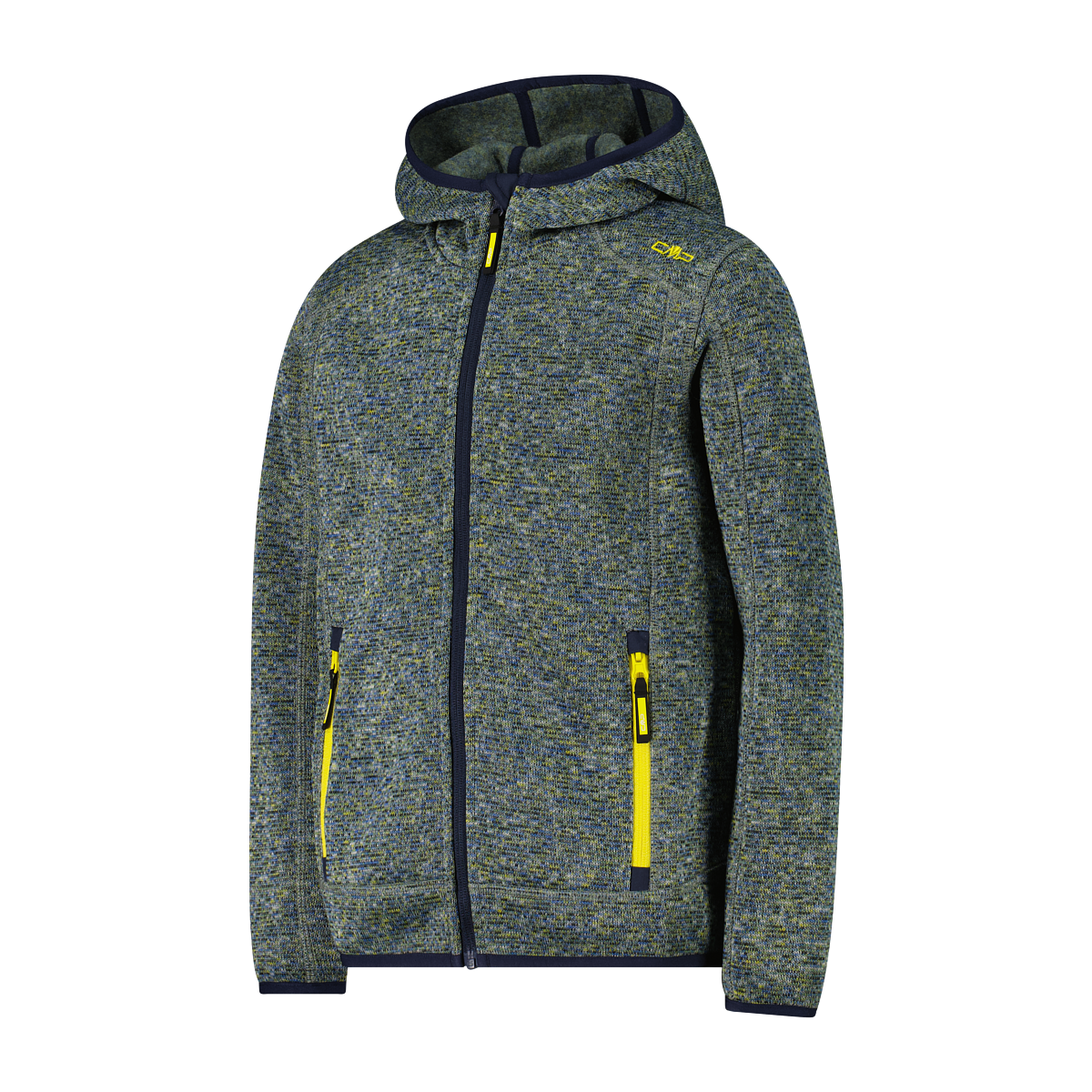 CMP Strickfleecejacke, (1 St.), mit Kapuze, Wärmend & Atmungsaktiv & Schnell trocknend & für Kinder