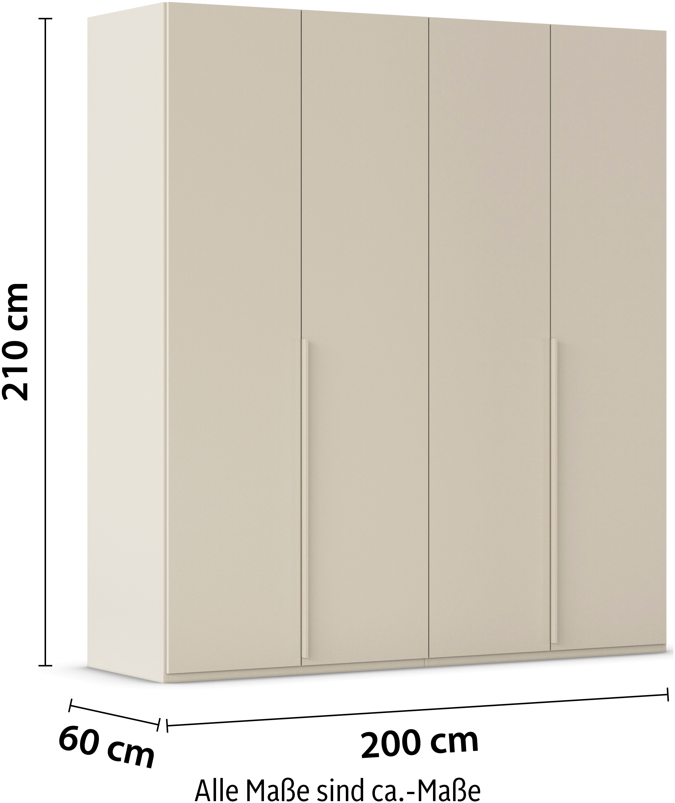 LeGer Home by Lena Gercke Kleiderschrank »Schrank Garderobe Ankleide Schlafzimmer Flur Serina«, (in 3 verschiedenen Ausstattungen BASIC/CLASSIC/PREMIUM), in 6 Breiten (101 - 401 cm) mit Front Glas oder Dekor MADE IN GERMANY
