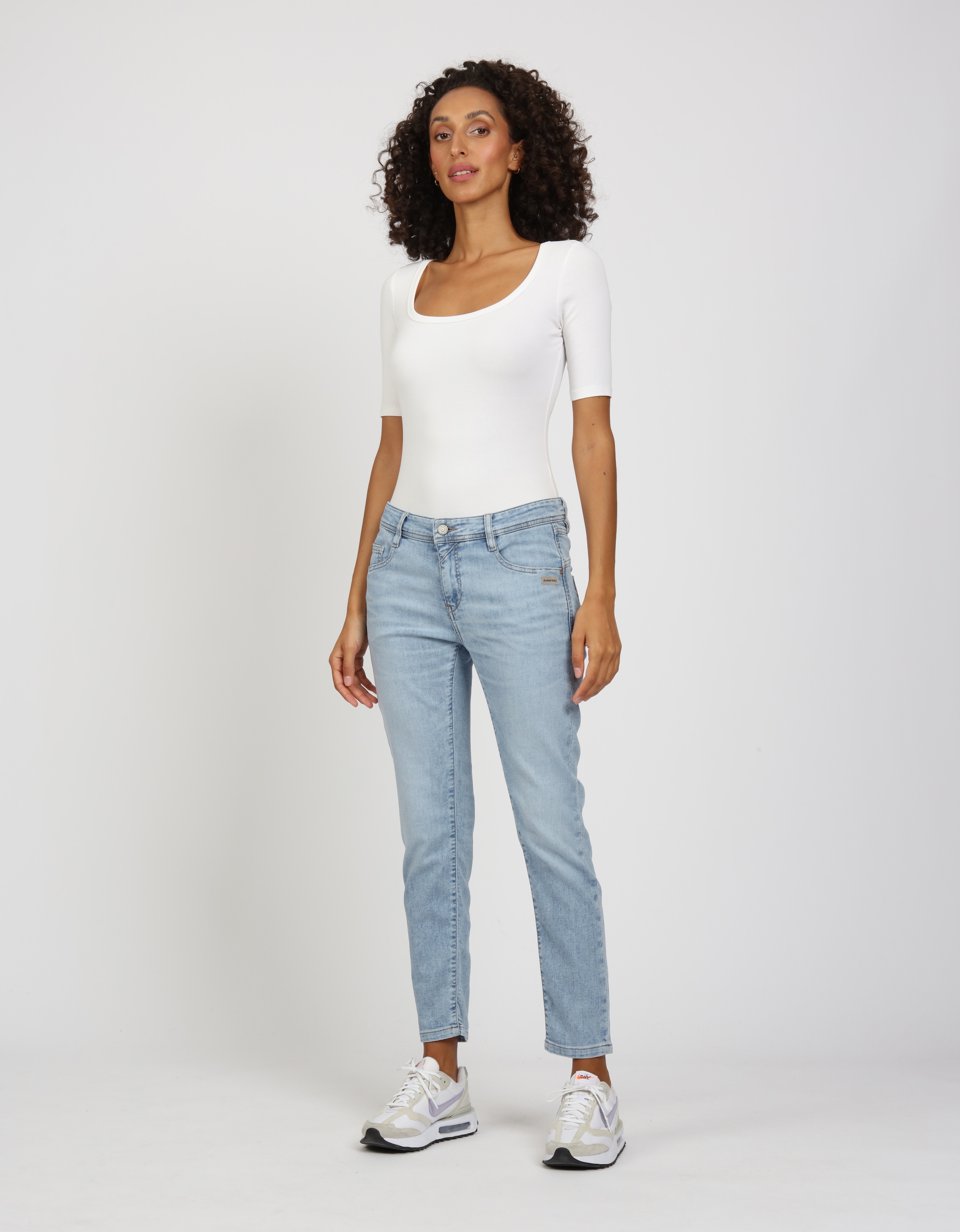 GANG Relax-fit-Jeans »94AMELIE CROPPED«, in 5-Pocket-Style