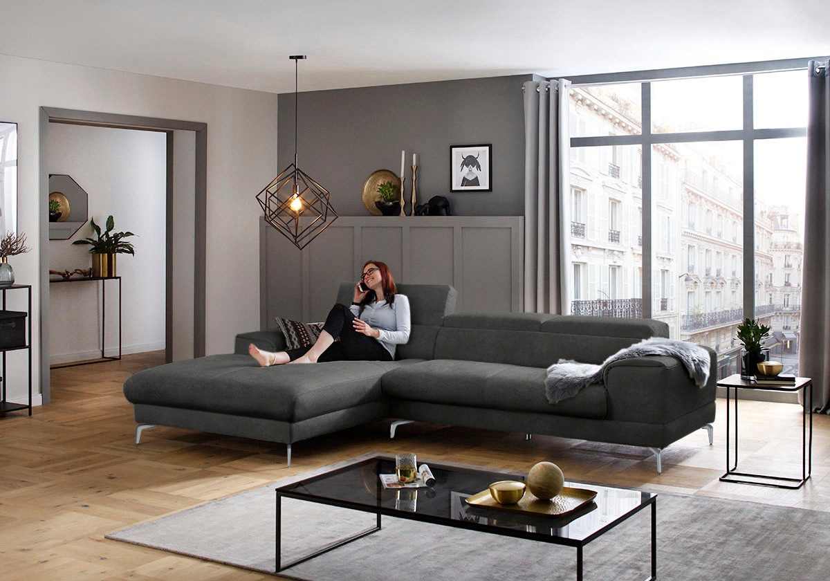 W.SCHILLIG Ecksofa "piedroo, Designsofa mit tollem Sitzkomfort, bequem und günstig online kaufen