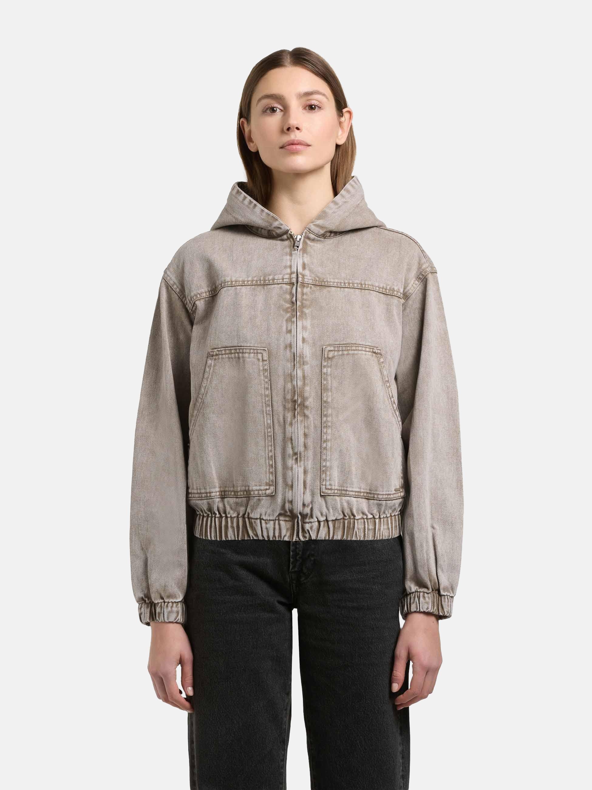 khujo Jeansjacke "Gretel" mit Kapuze Modische Jacke in Jeans-Optik günstig online kaufen