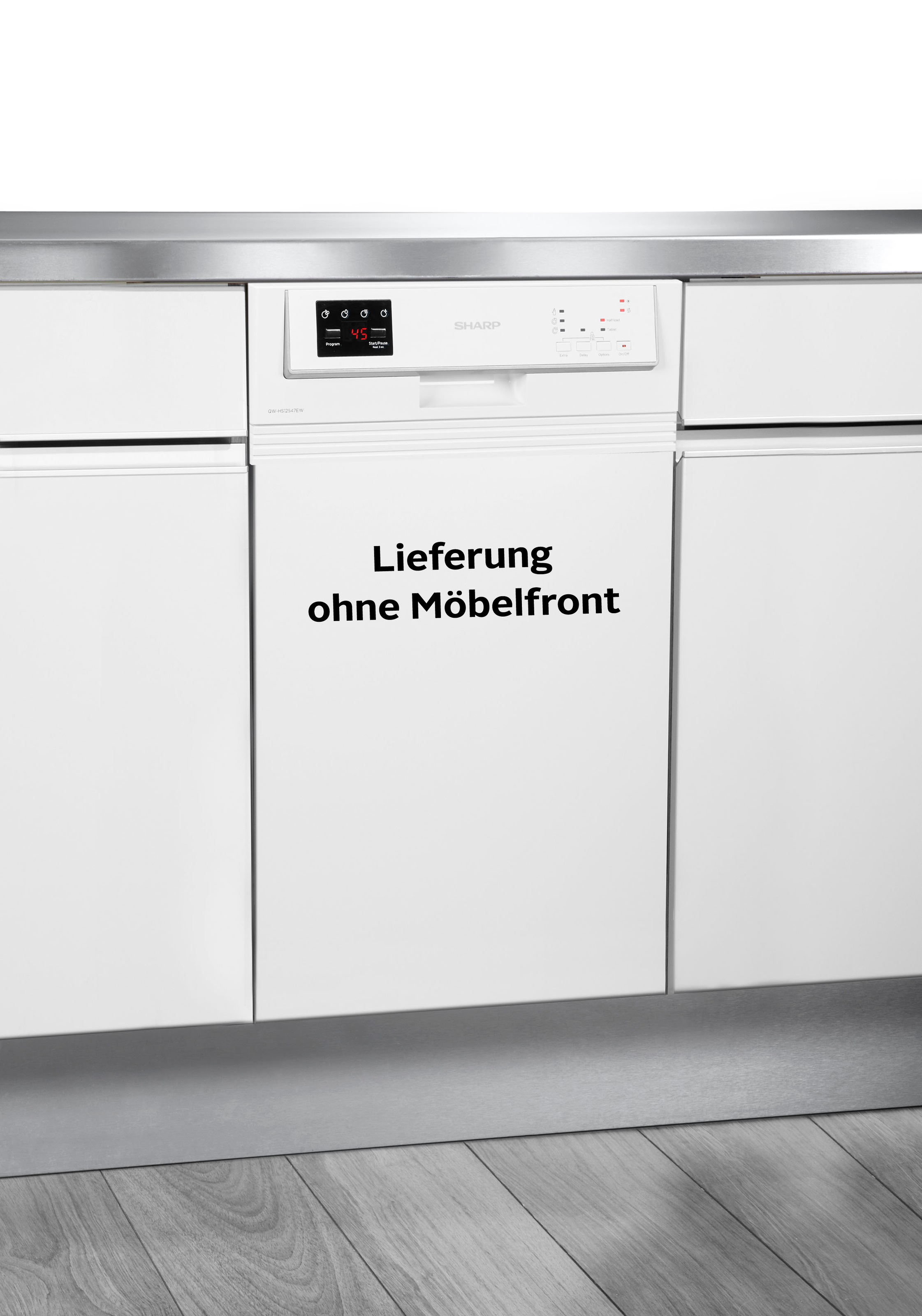 Sharp teilintegrierbarer Geschirrspüler "QW-HS12S47EW-DE" 11 Maßgedecke günstig online kaufen